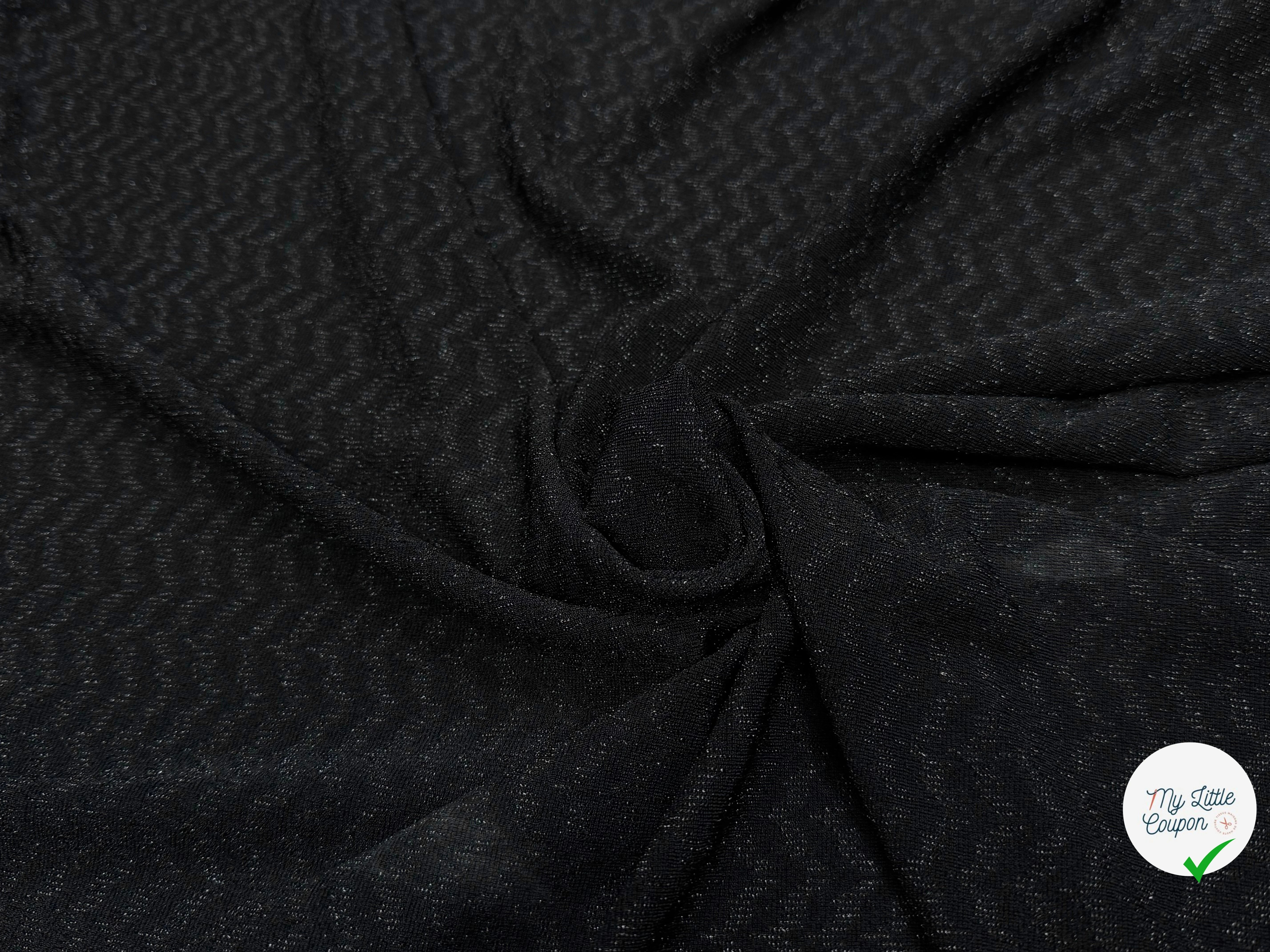 MAILLE FÊTE ULTRA STRETCH BRILLANT BLACK - My Little Coupon