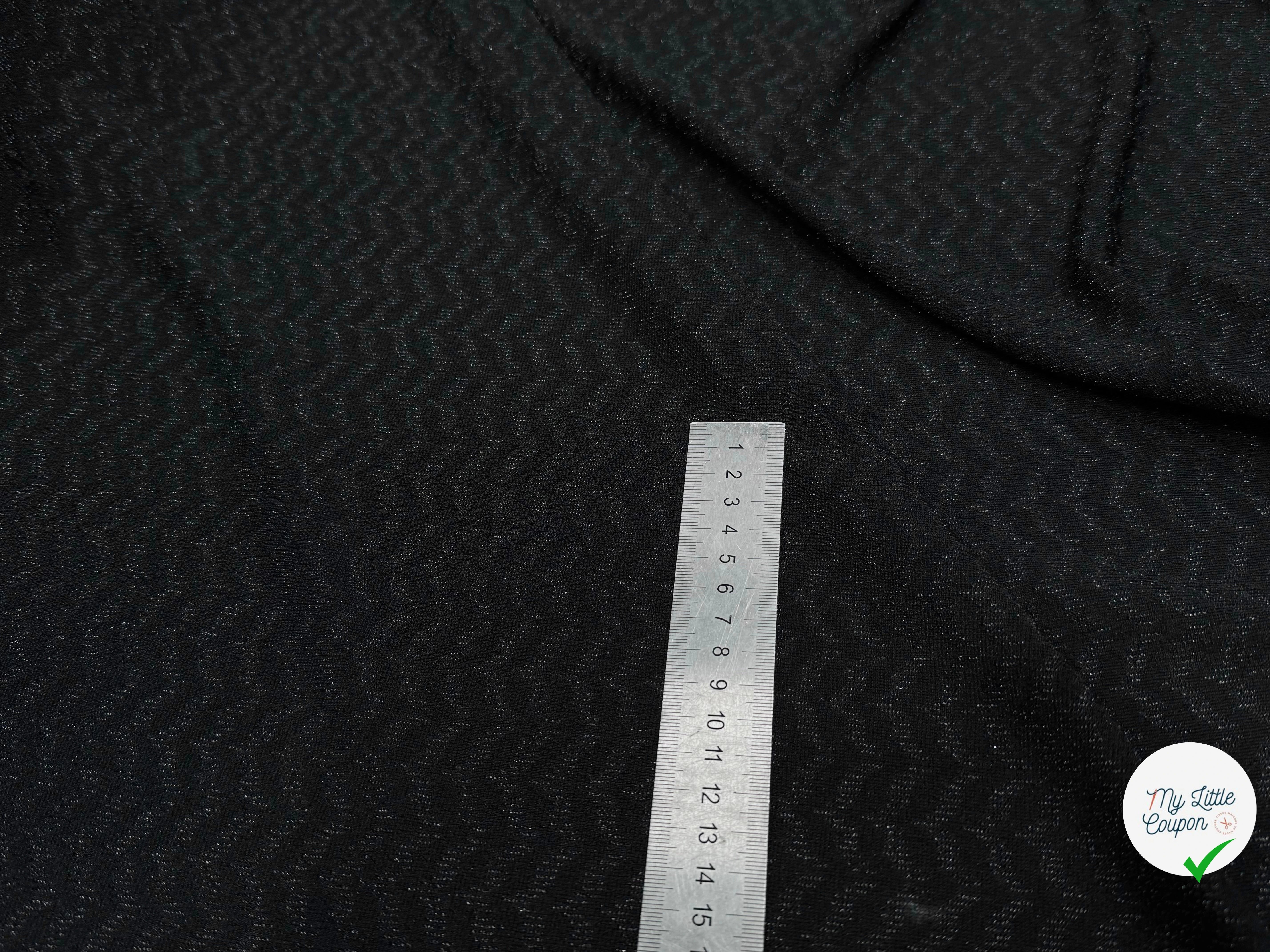 MAILLE FÊTE ULTRA STRETCH BRILLANT BLACK - My Little Coupon
