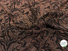 MAILLE FÊTE ULTRA STRETCH BRILLANT FLORAL POLY MULTICOLOR ORANGE - My Little Coupon