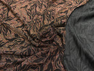 MAILLE FÊTE ULTRA STRETCH BRILLANT FLORAL POLY MULTICOLOR ORANGE - My Little Coupon