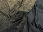 MAILLE FÊTE ULTRA STRETCH BRILLANT OR POLY FRENCH TERRY 2 TONE - My Little Coupon