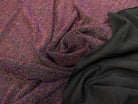 MAILLE FÊTE ULTRA STRETCH BRILLANT POLY MULTICOL INTERLOCK ORANGE - My Little Coupon