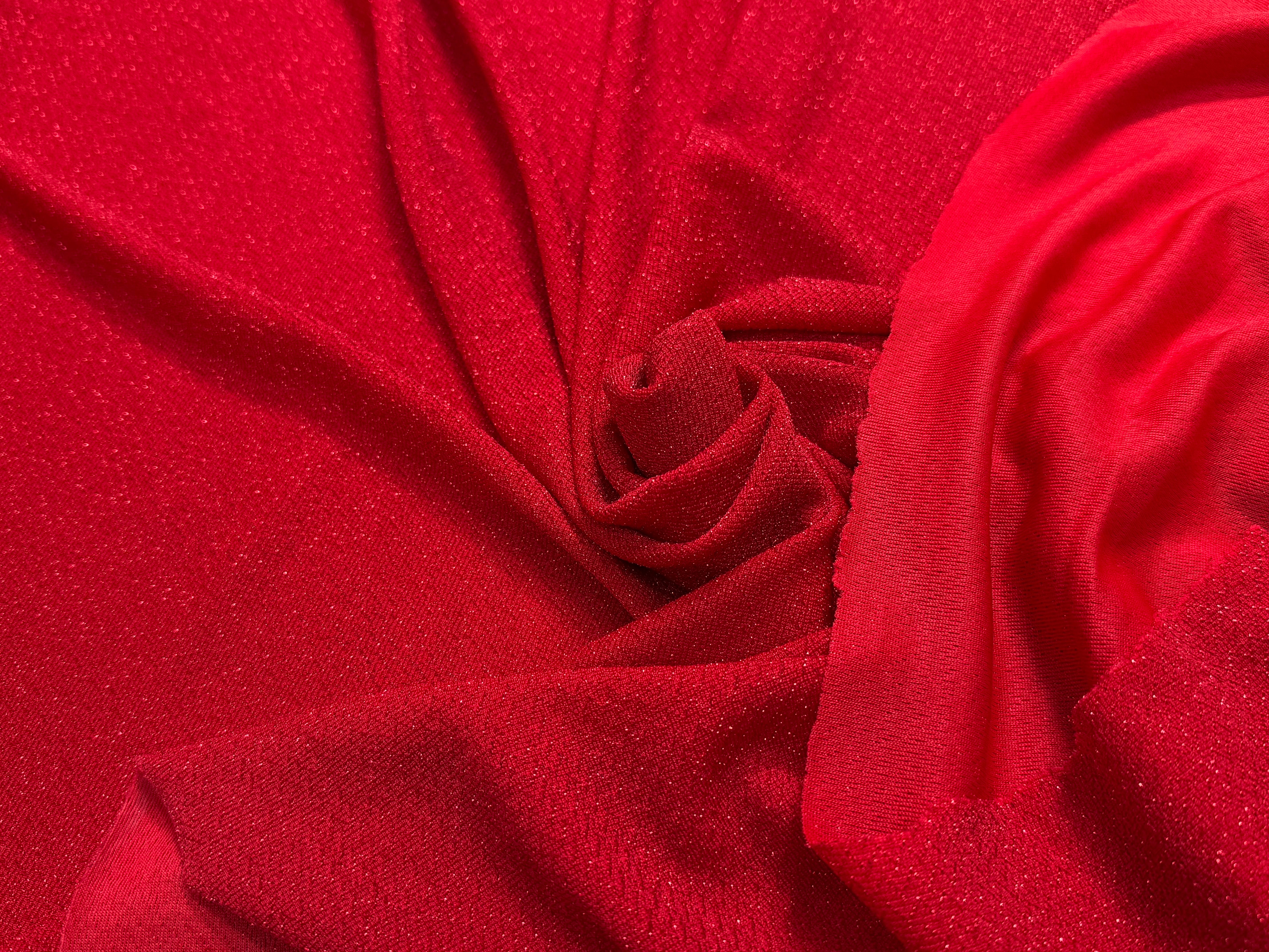 MAILLE FÊTE ULTRA STRETCH BRILLANT RED - My Little Coupon