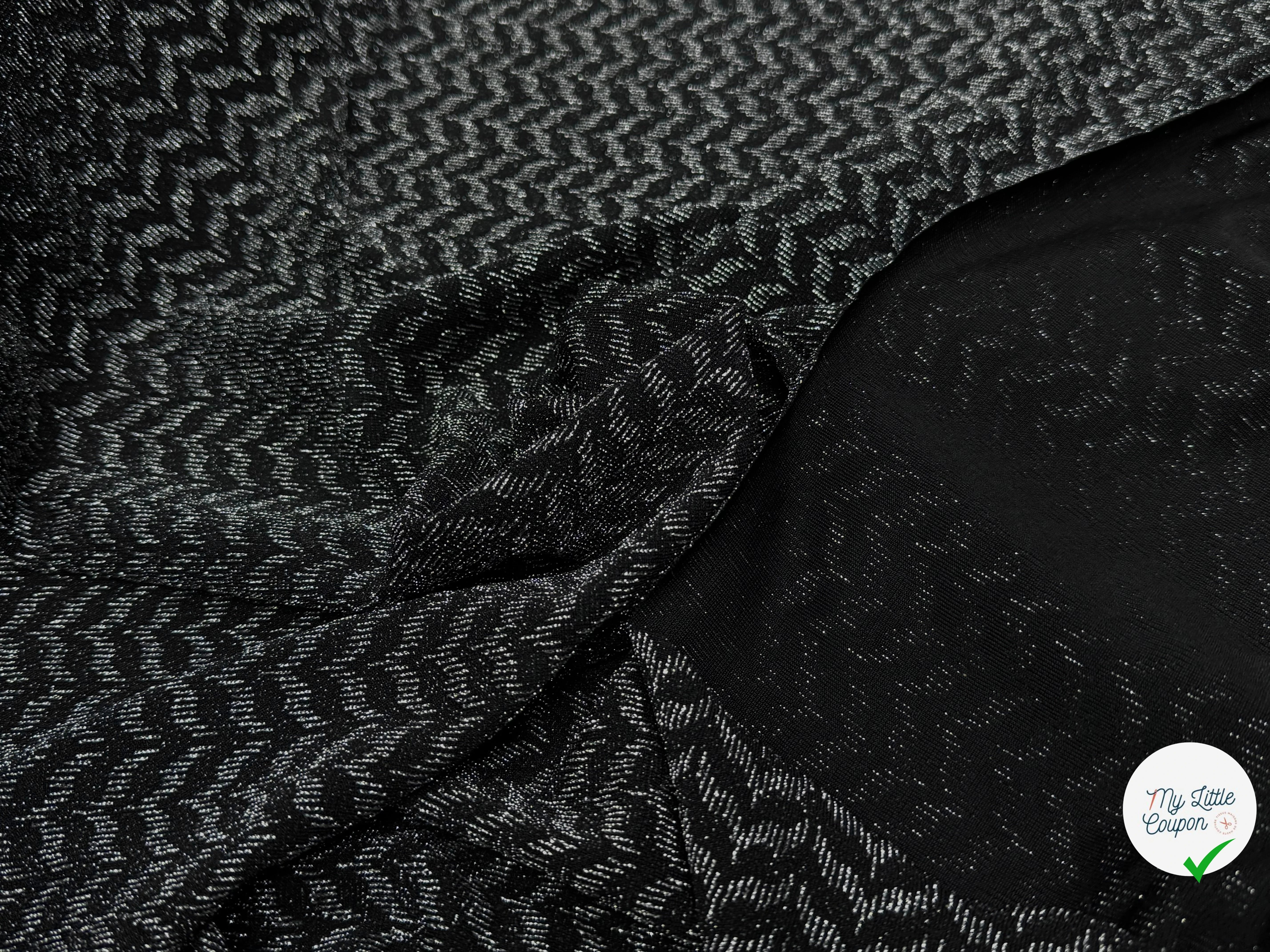 MAILLE FÊTE ULTRA STRETCH BRILLANT SILVER - My Little Coupon