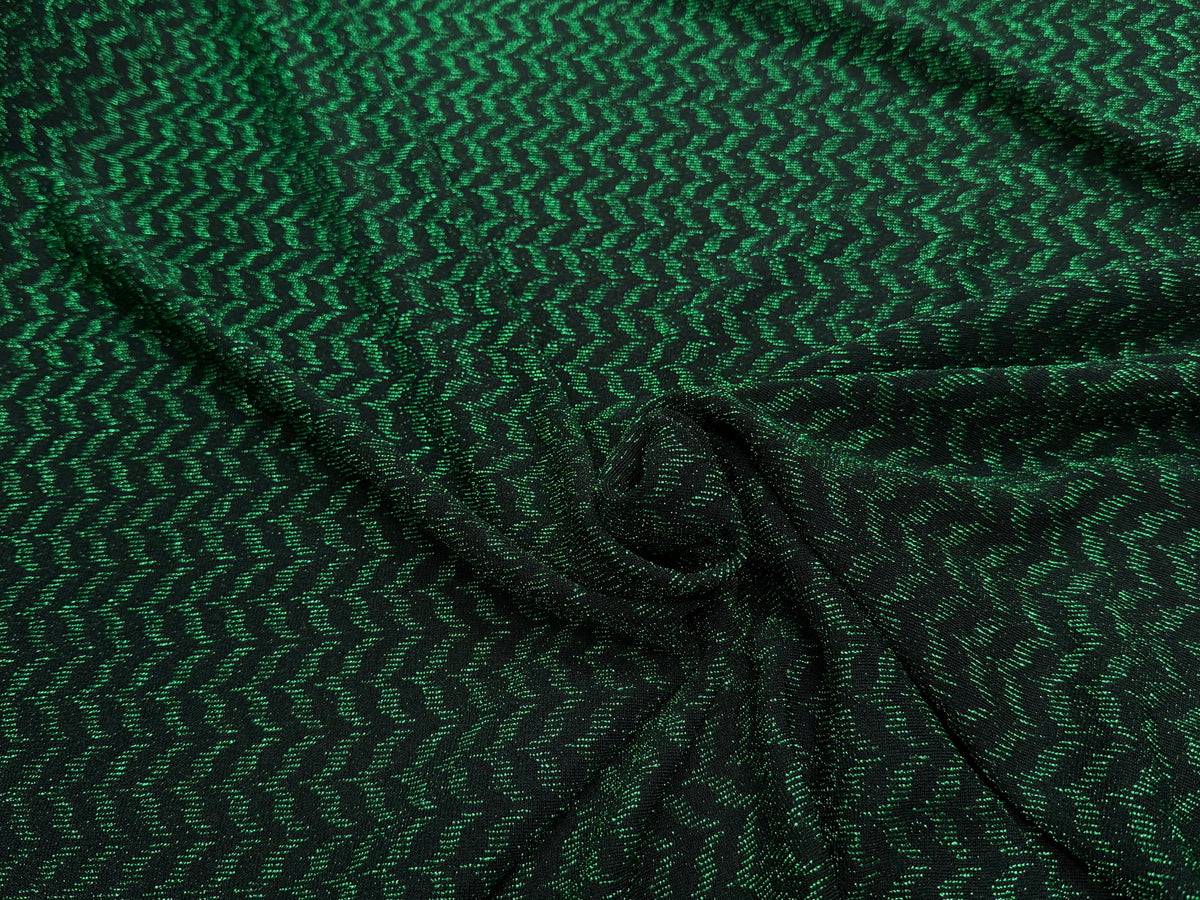 MAILLE FÊTE ULTRA STRETCH BRILLANT VERT - My Little Coupon