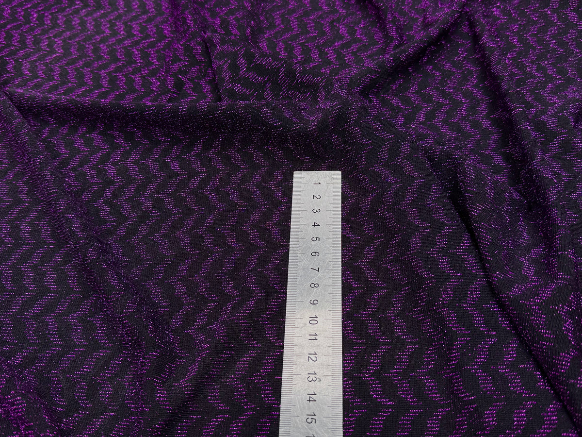MAILLE FÊTE ULTRA STRETCH BRILLANT VIOLET - My Little Coupon