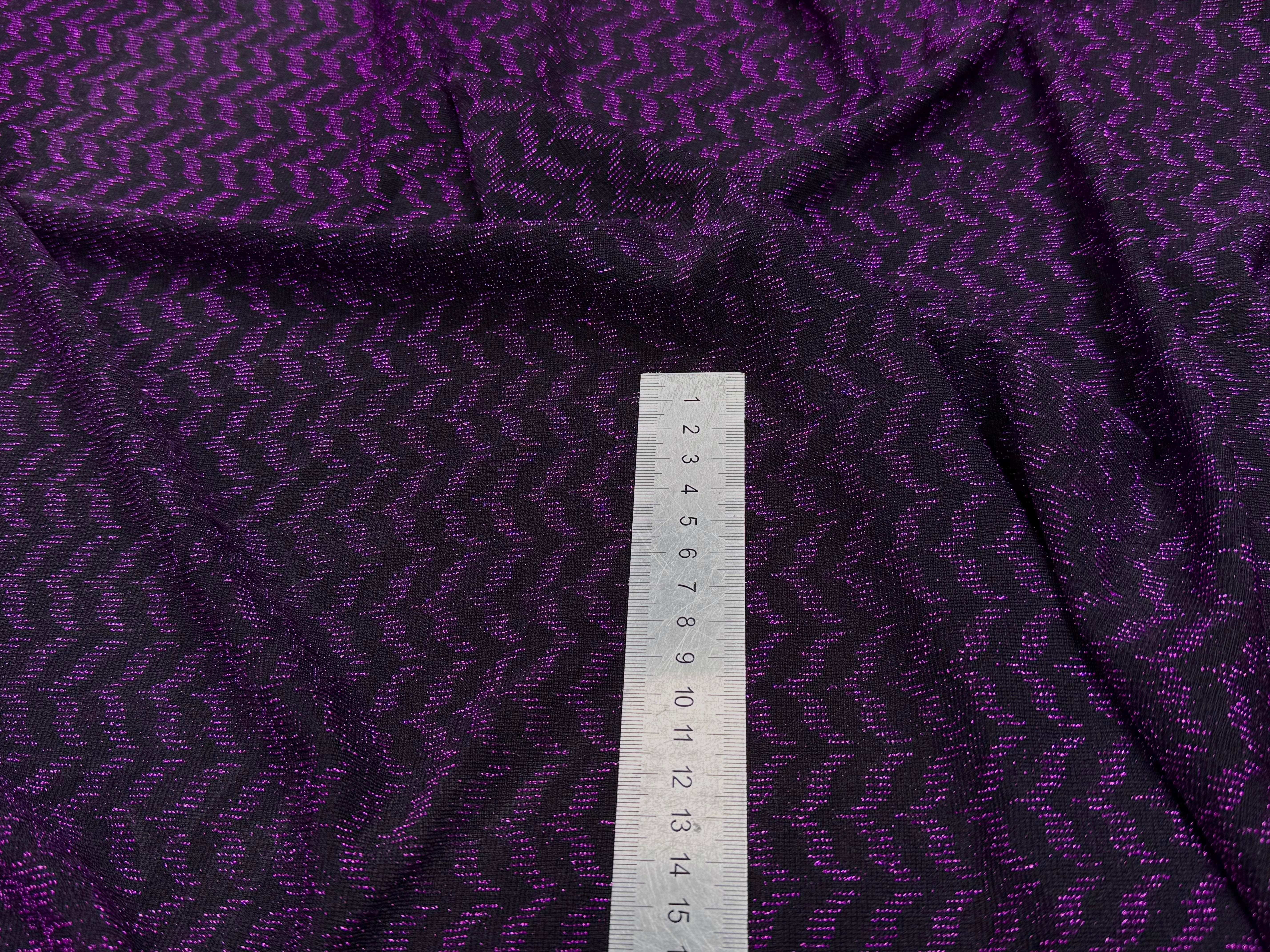 MAILLE FÊTE ULTRA STRETCH BRILLANT VIOLET - My Little Coupon