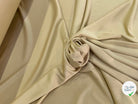 MAILLE LÉGÈRE BEIGE TAUPE 100% POLYAMIDE TOUCHER AGRÉABLE - My Little Coupon