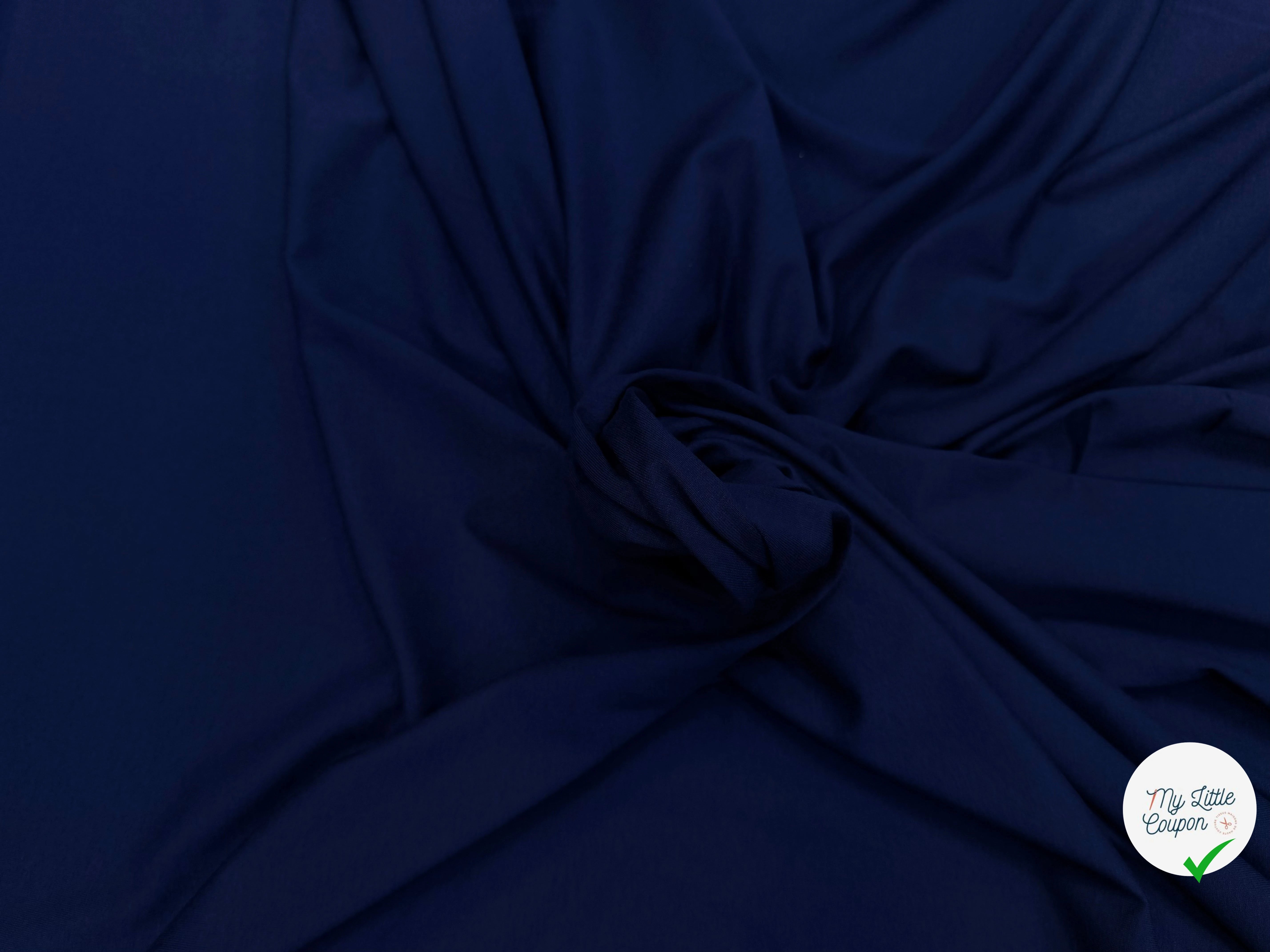 MAILLE LEGERE BLEU FONCÉ COTON 6%EA - My Little Coupon