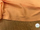 MAILLE LEGÈREMENT COTELLÉ LÉGER 105CM DOWN ORANGE STRETCH - My Little Coupon