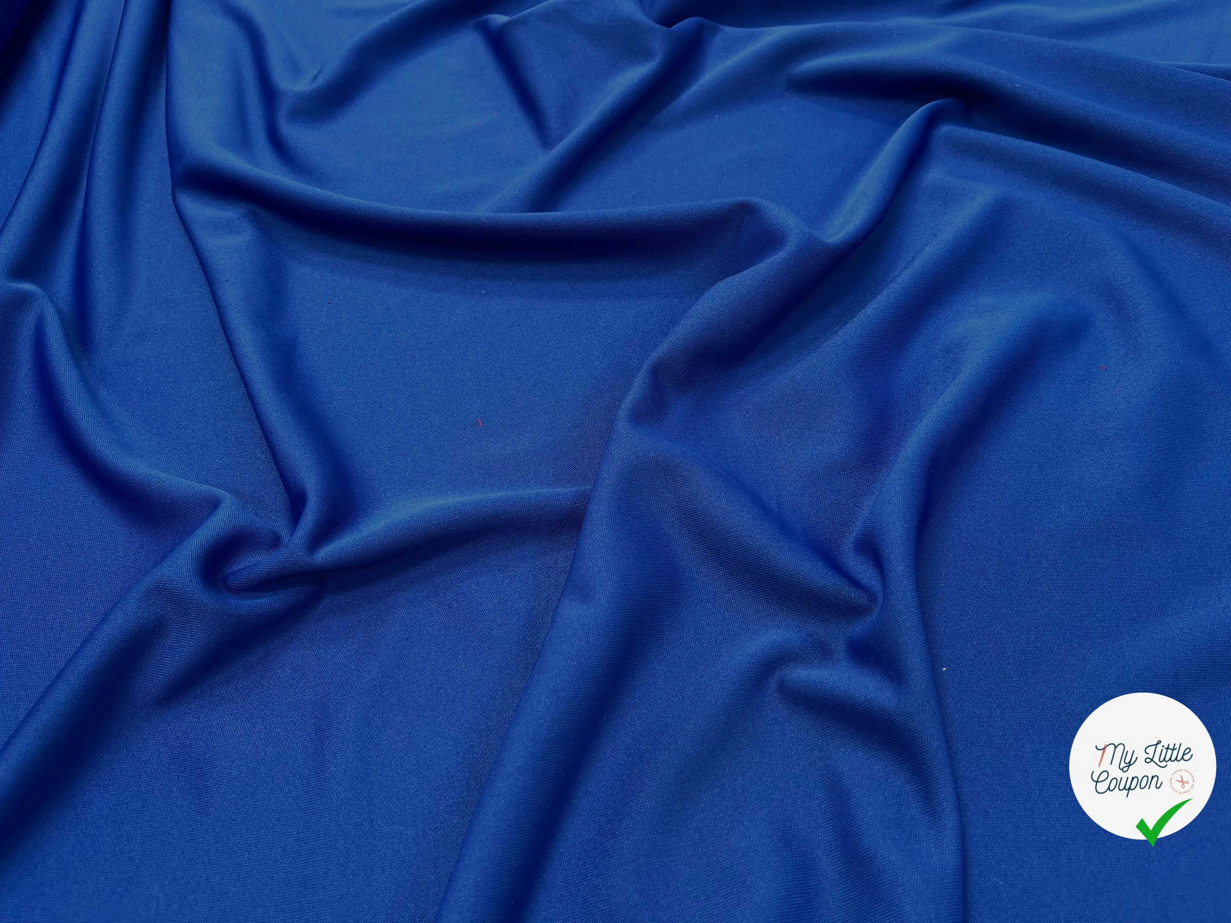 MAILLE LOURD UNI BLEU - My Little Coupon