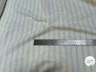 MAILLE LOURDE 100% COTON RAYURES NEIGE/ALOE - My Little Coupon