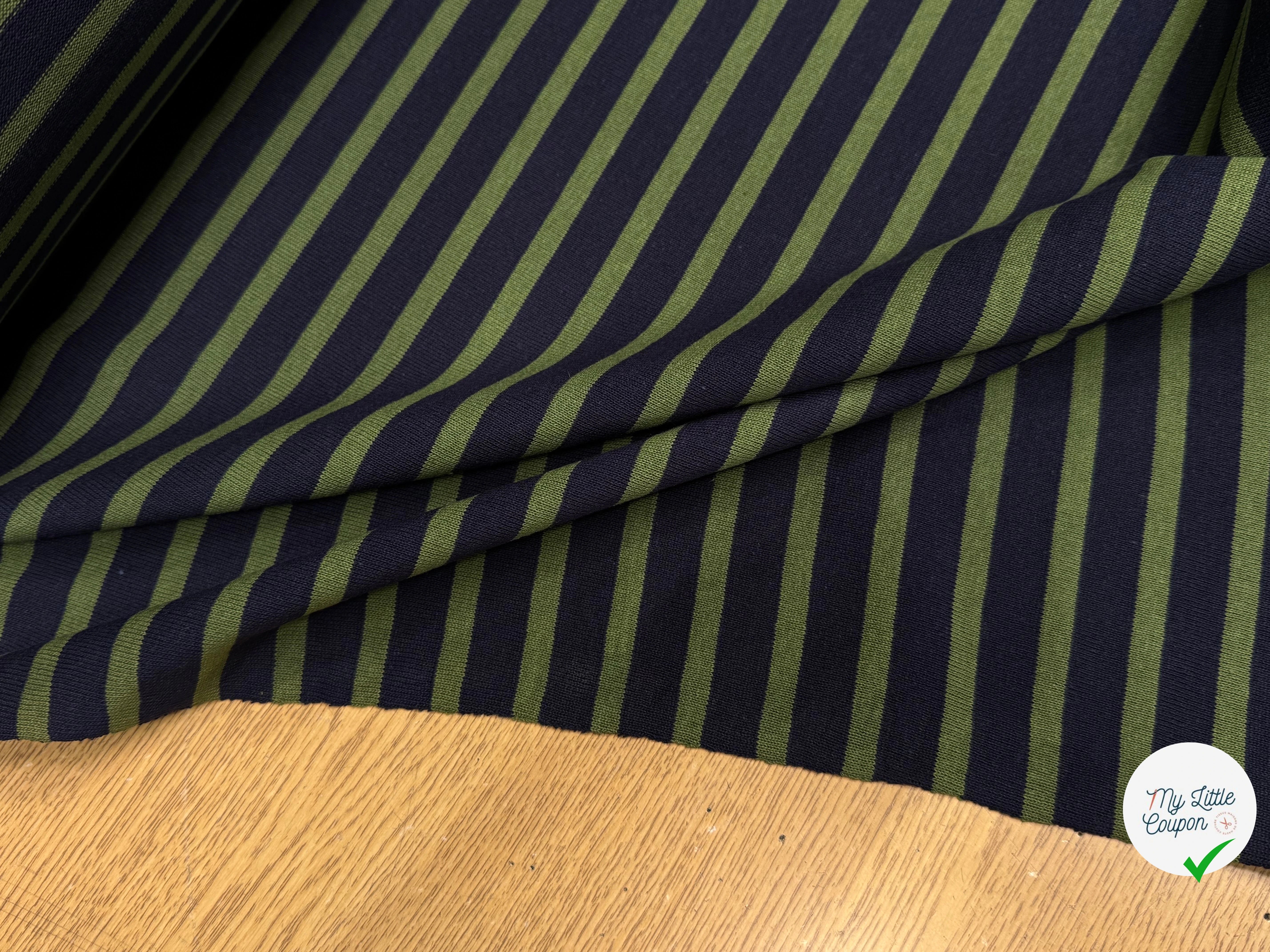 MAILLE LOURDE 100% COTON STRETCH NAVY ÉPICE FABRICATION RÉGION DE TROYES 🇫🇷 - My Little Coupon