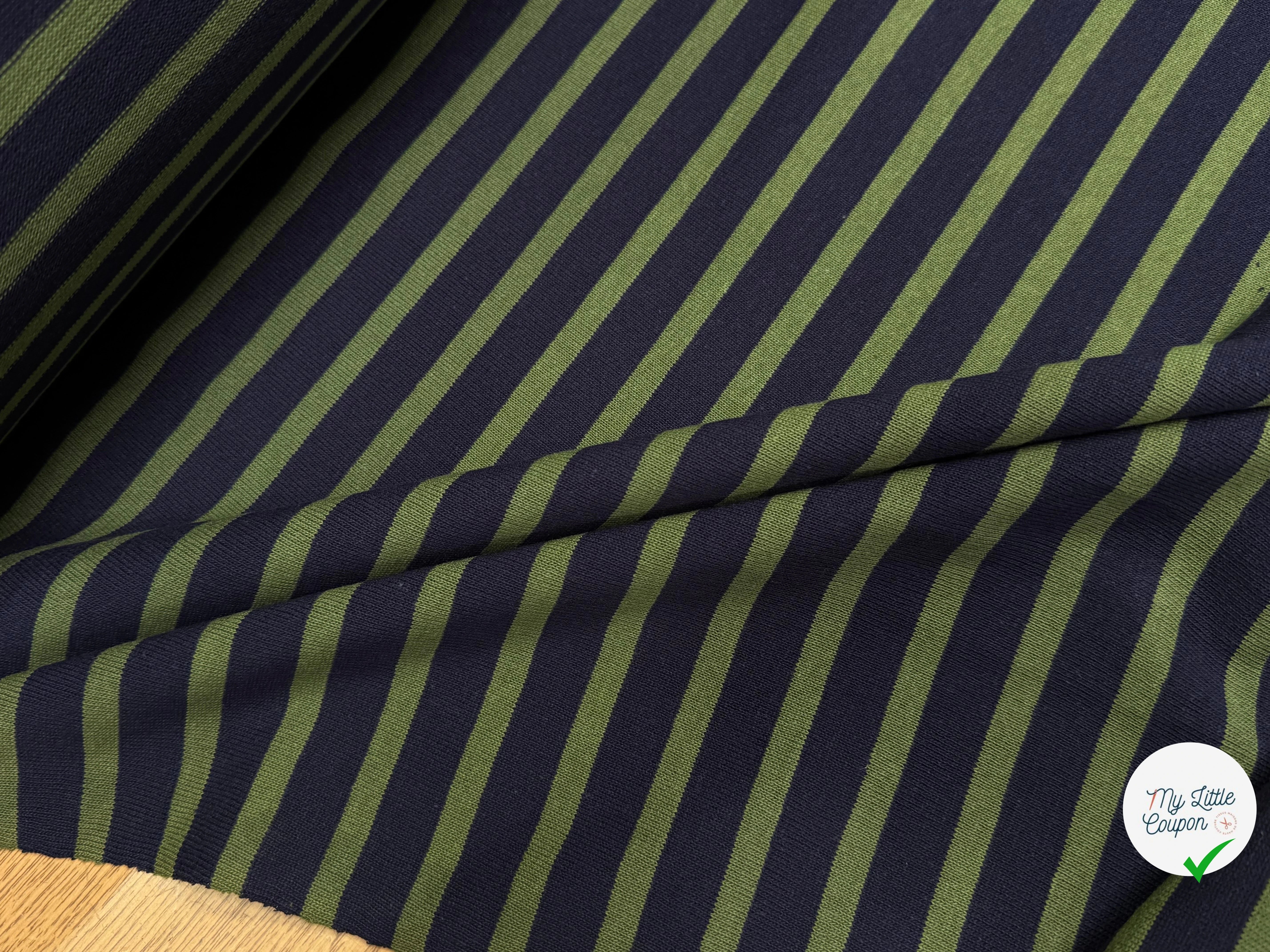 MAILLE LOURDE 100% COTON STRETCH NAVY ÉPICE FABRICATION RÉGION DE TROYES 🇫🇷 - My Little Coupon