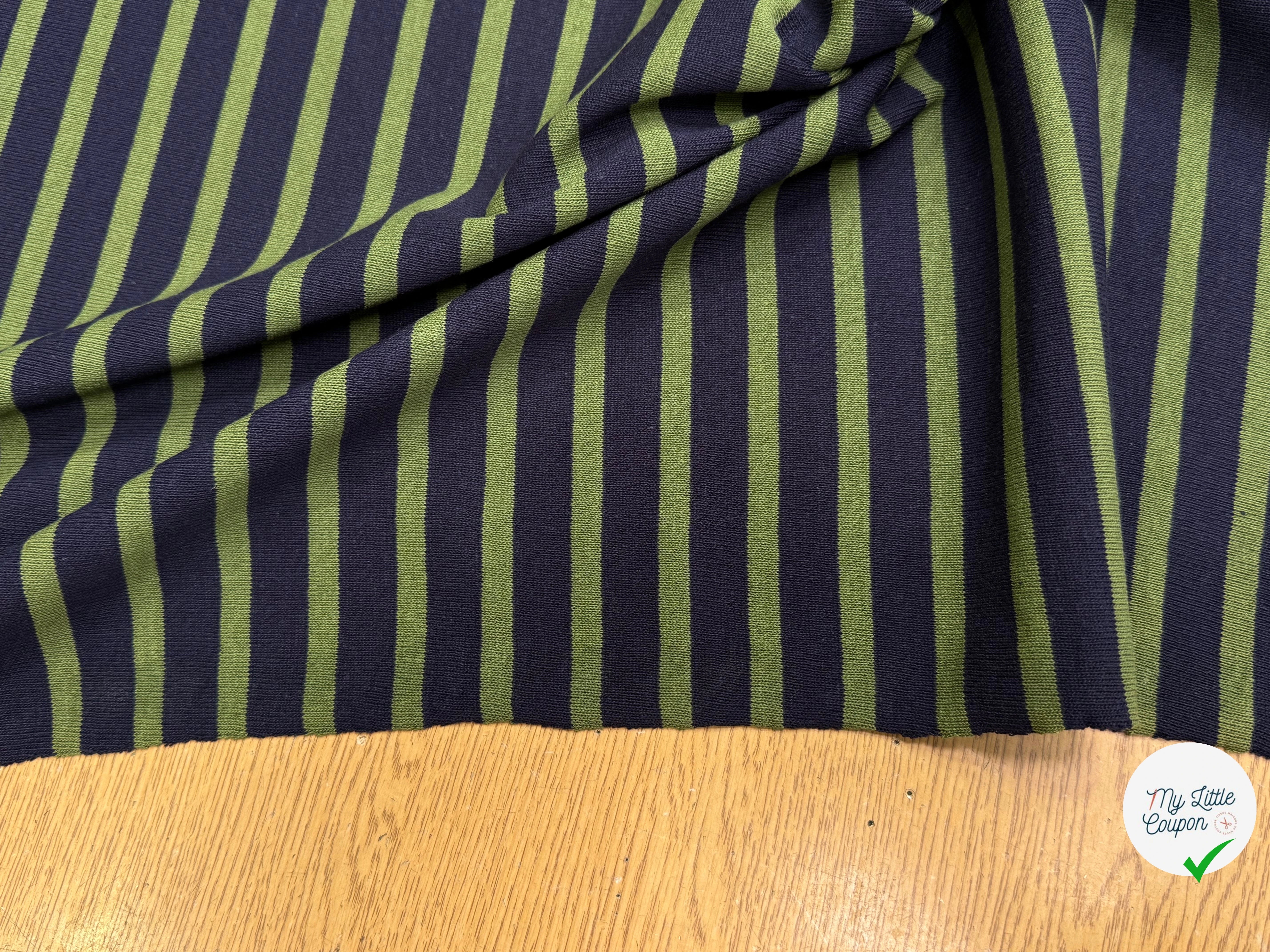 MAILLE LOURDE 100% COTON STRETCH NAVY ÉPICE FABRICATION RÉGION DE TROYES 🇫🇷 - My Little Coupon