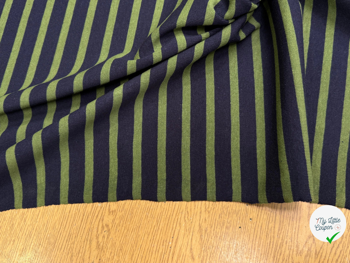 MAILLE LOURDE 100% COTON STRETCH NAVY ÉPICE FABRICATION RÉGION DE TROYES 🇫🇷 - My Little Coupon