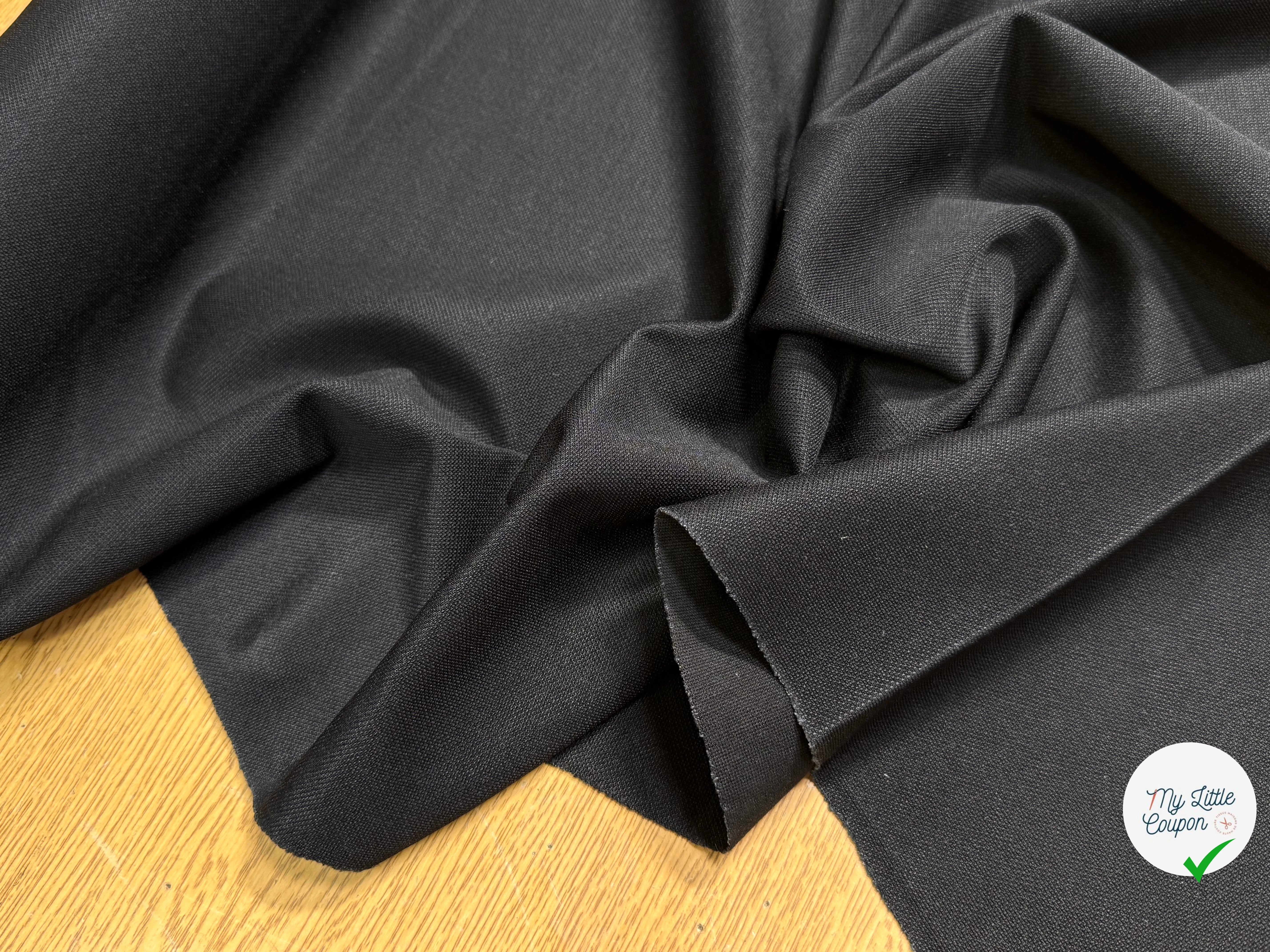 MAILLE LOURDE 76% VISCOSE ASPECT CREPE 5% ÉLASTHANNE TENUE LOURDE - My Little Coupon