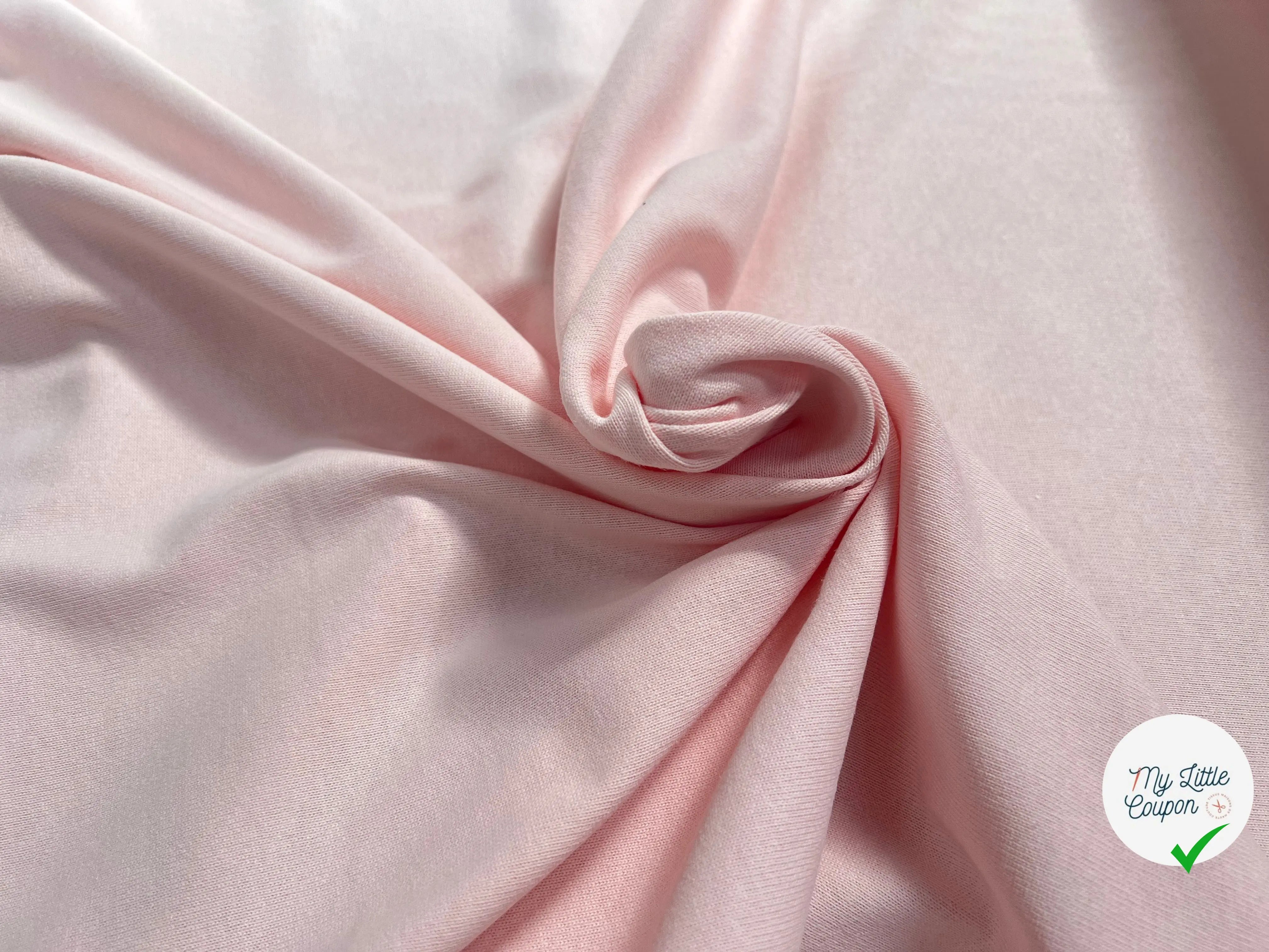 MAILLE LOURDE COTON ROSE BABY PINK - My Little Coupon