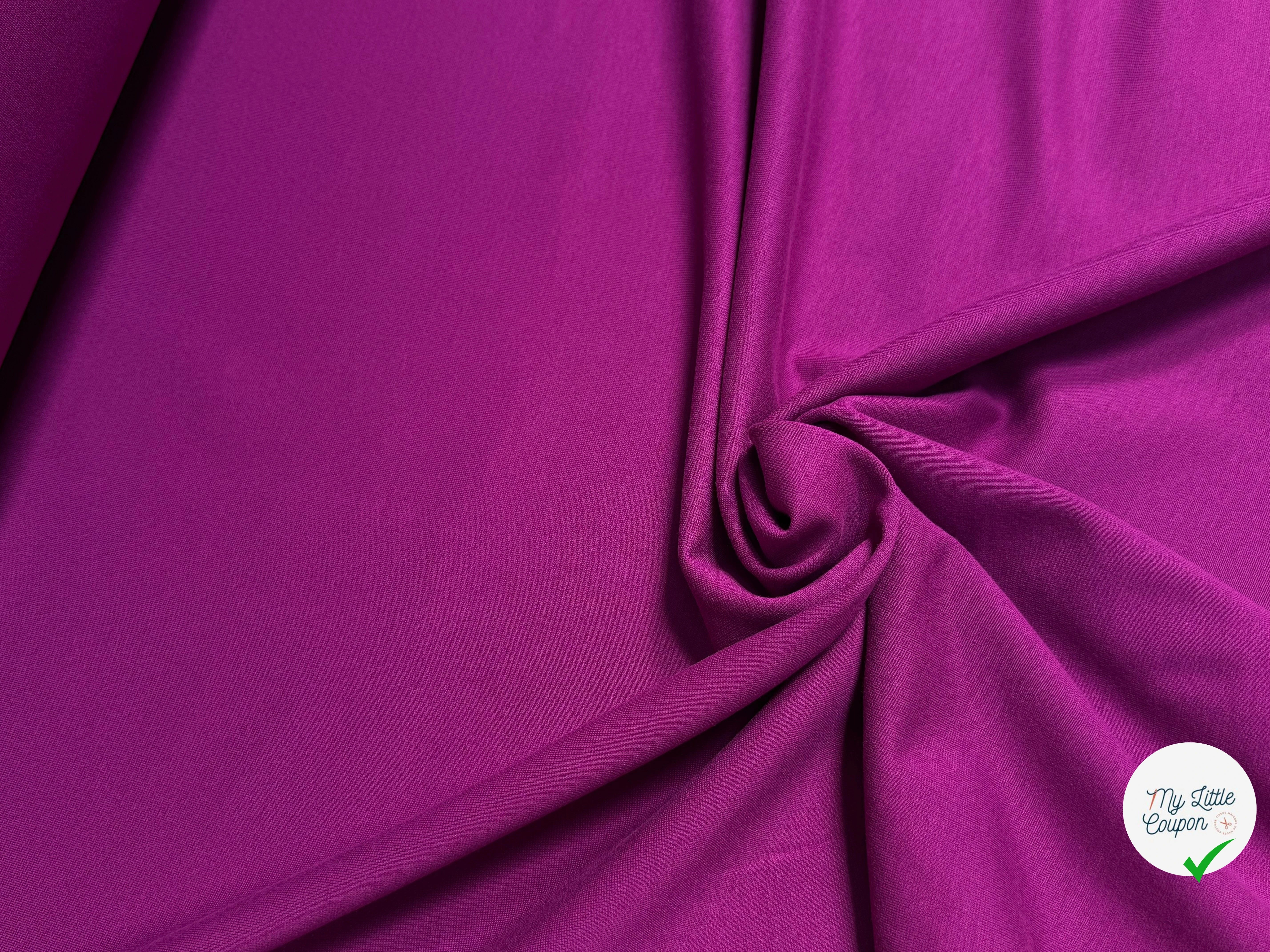 MAILLE LOURDE COTON ULTRA STRETCH VIOLET PREMIUM - My Little Coupon