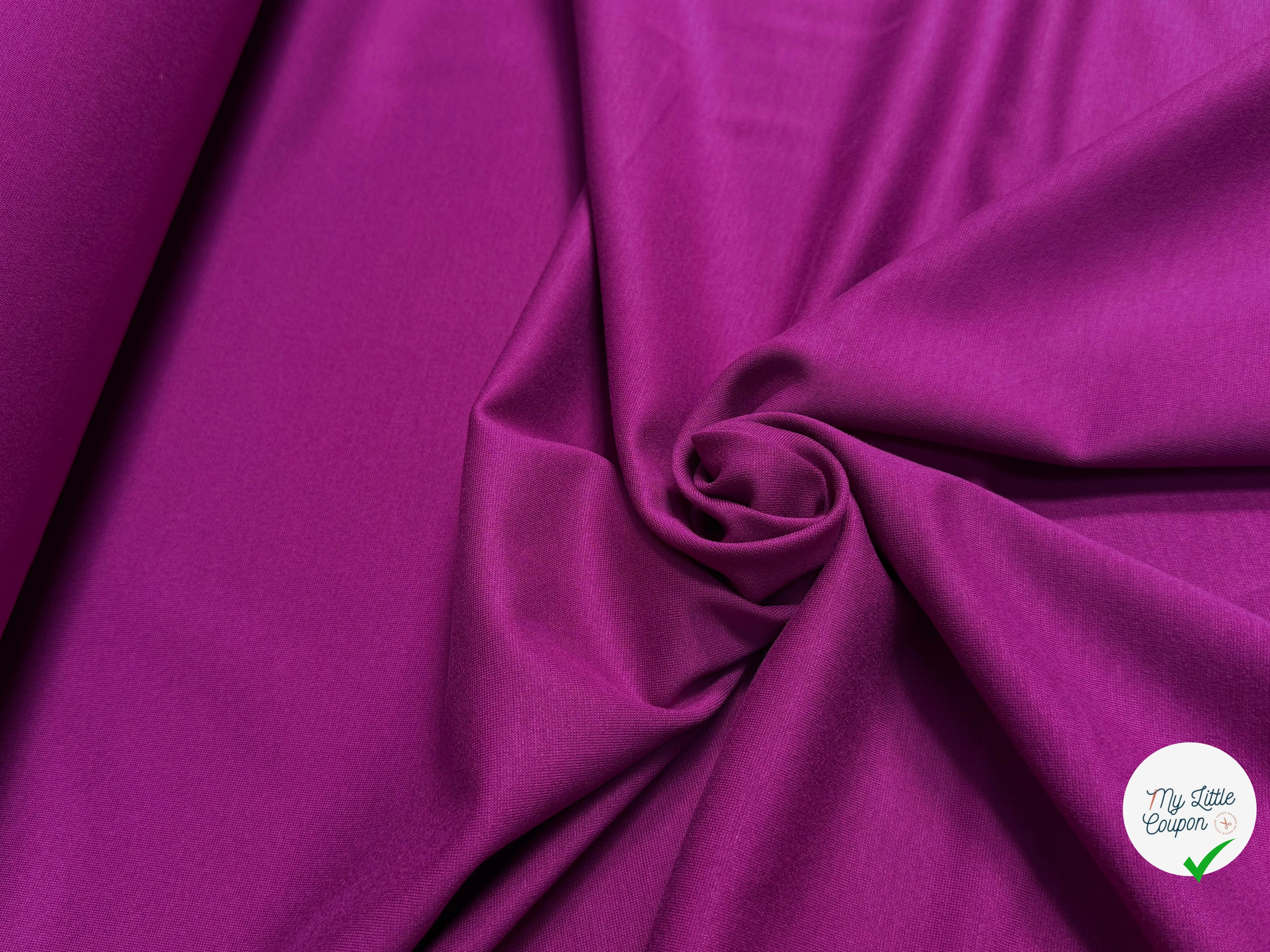 MAILLE LOURDE COTON ULTRA STRETCH VIOLET PREMIUM - My Little Coupon