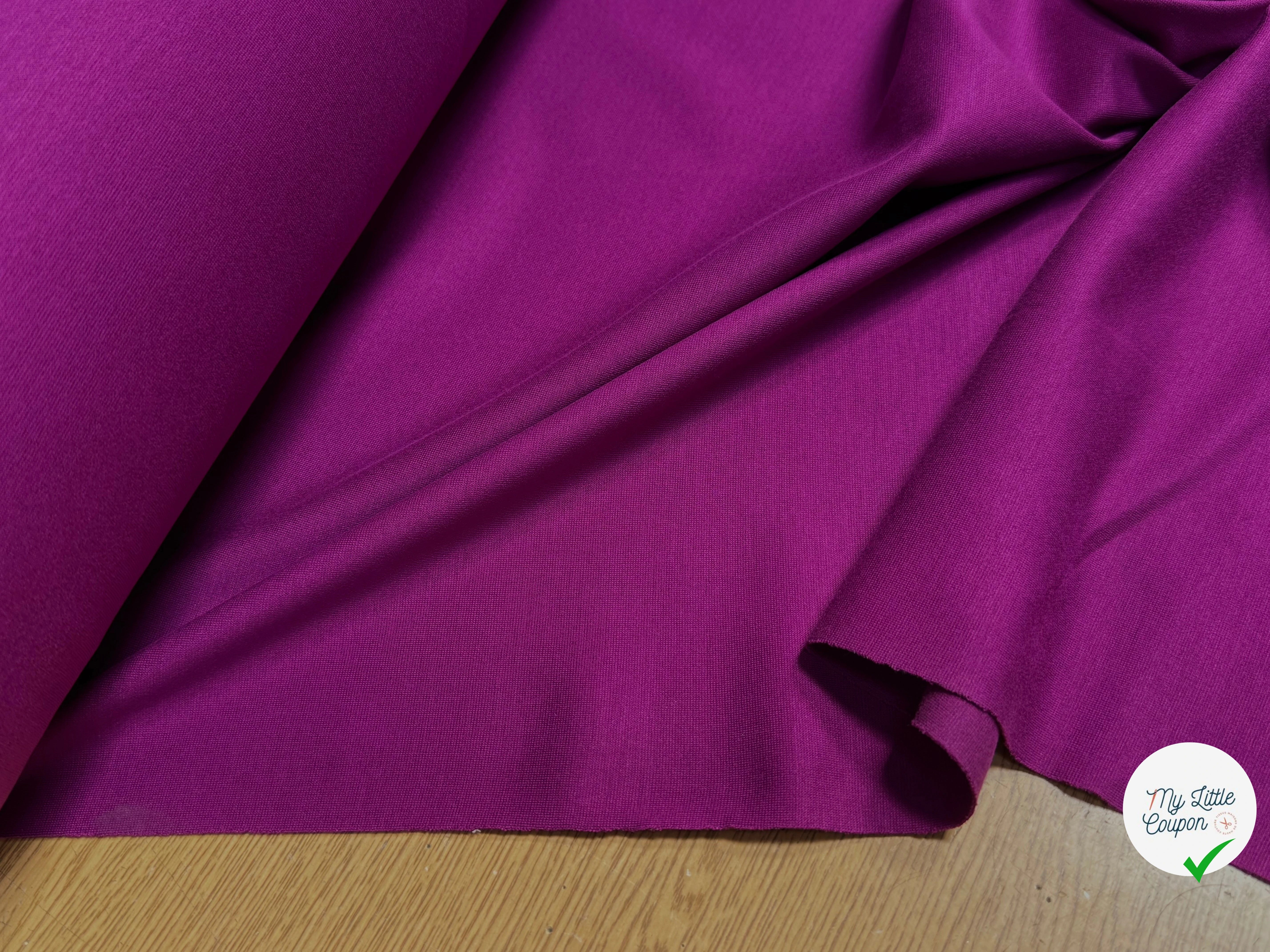 MAILLE LOURDE COTON ULTRA STRETCH VIOLET PREMIUM - My Little Coupon