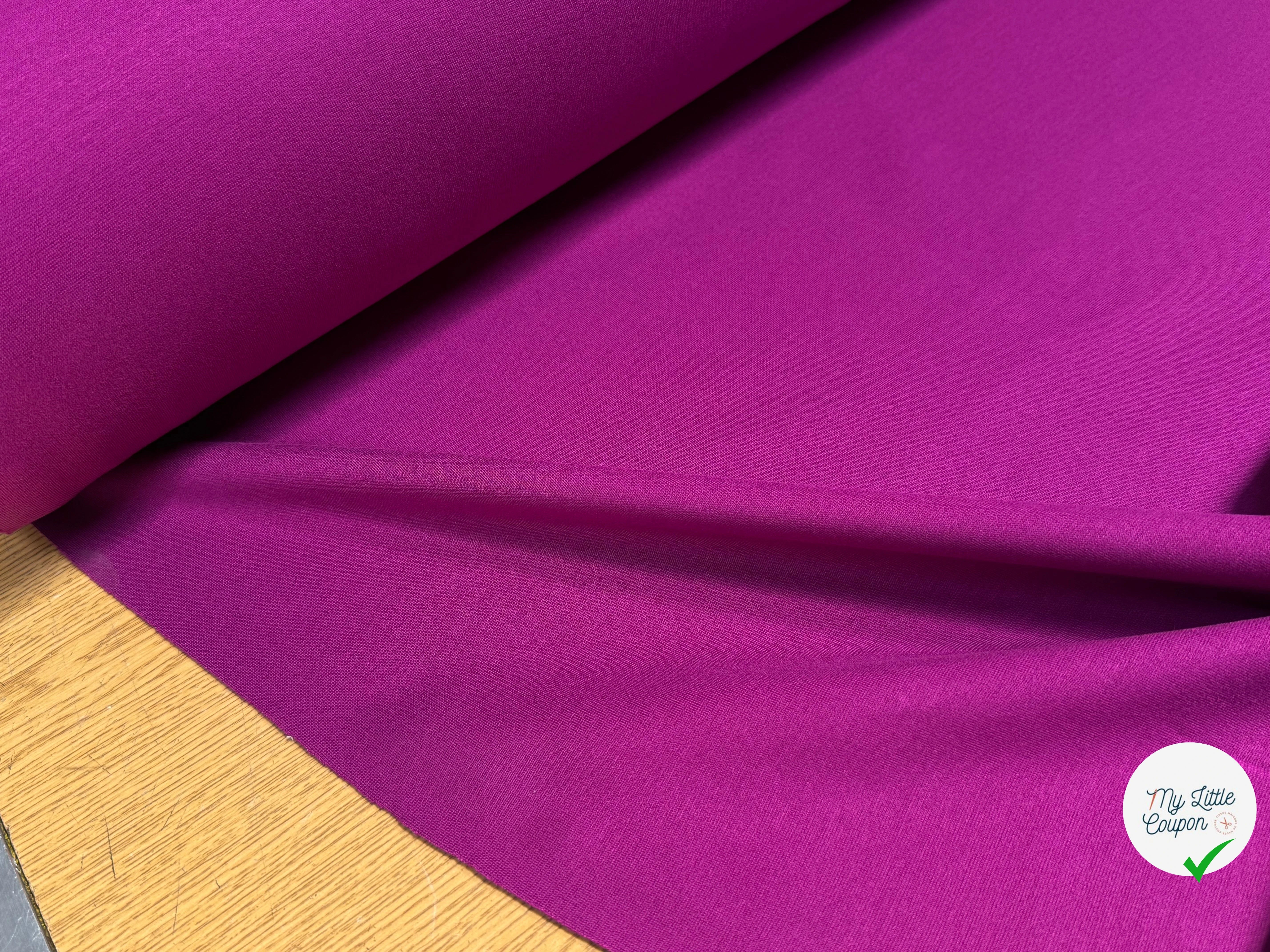 MAILLE LOURDE COTON ULTRA STRETCH VIOLET PREMIUM - My Little Coupon