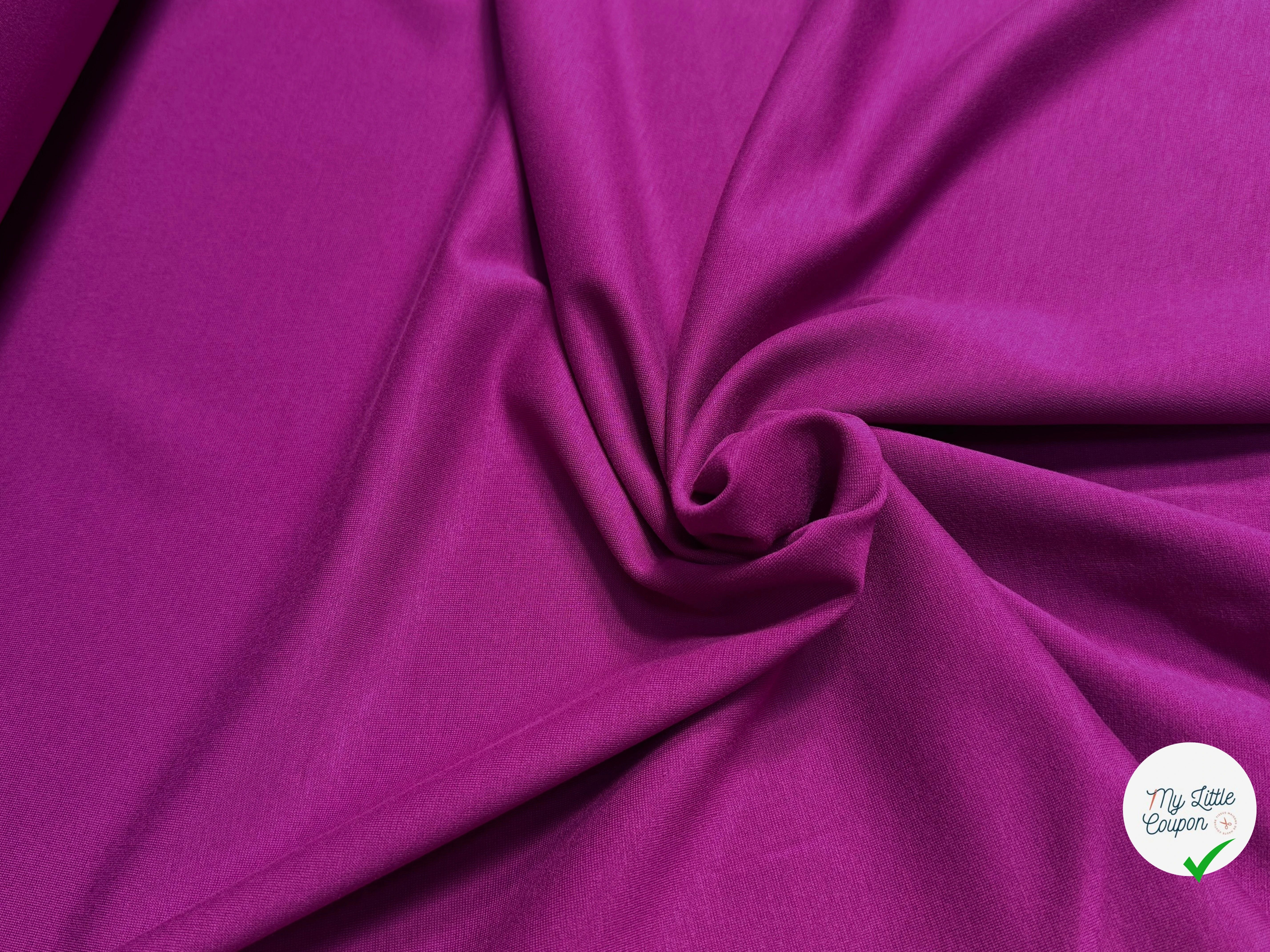 MAILLE LOURDE COTON ULTRA STRETCH VIOLET PREMIUM - My Little Coupon