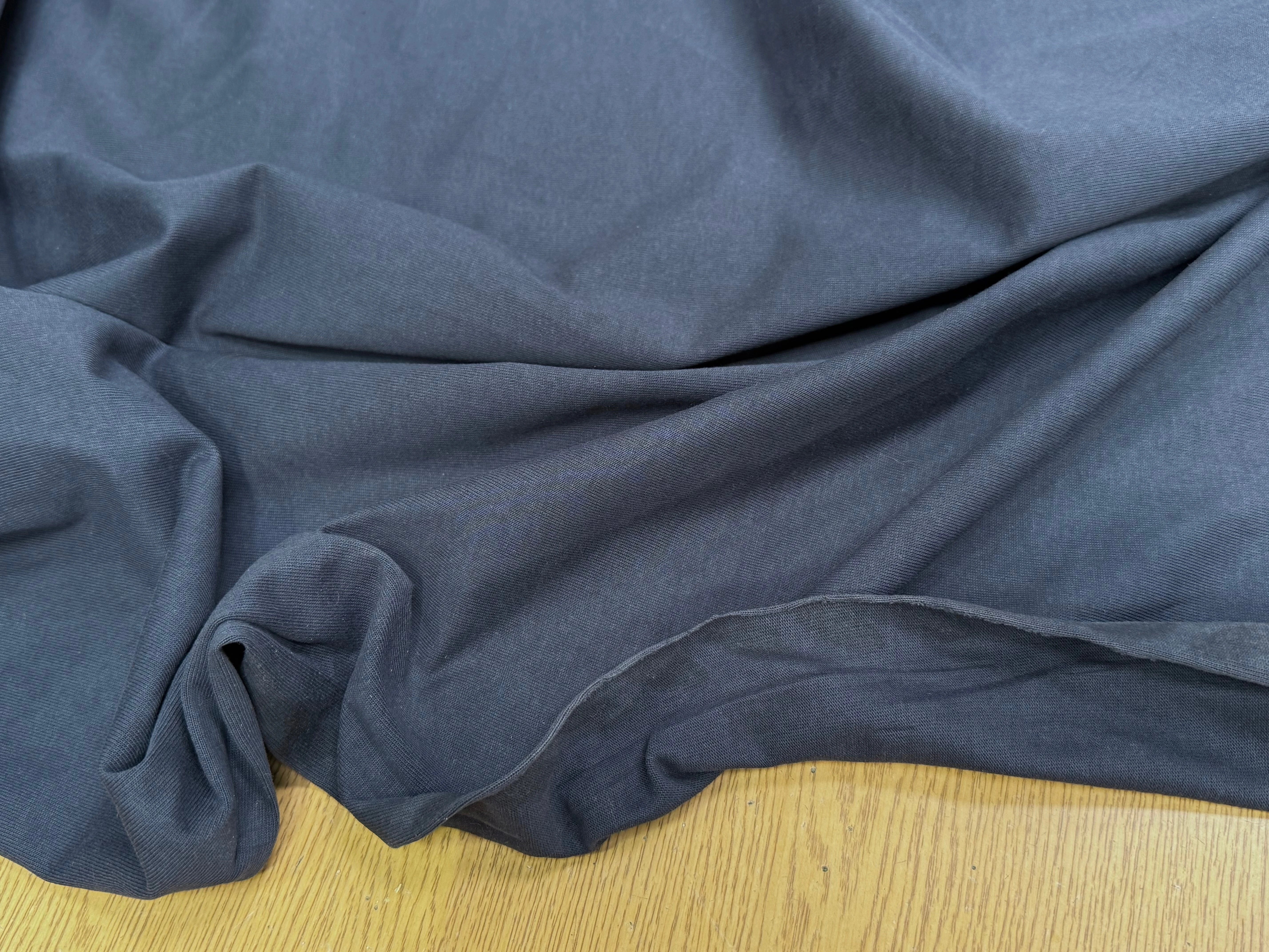MAILLE LOURDE DE COTON BLEU ARDOISE - My Little Coupon