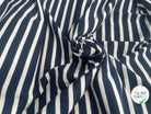 MAILLE LOURDE MARINIÈRE BLEU MARINE RAYURES CRÈME - My Little Coupon