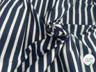 MAILLE LOURDE MARINIÈRE BLEU MARINE RAYURES CRÈME - My Little Coupon
