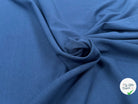 MAILLE LOURDE UNIE BLEU MADE IN FRANCE - My Little Coupon