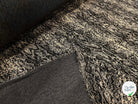 MAILLE MILANO 25% VISCOSE MOTIF ÉFFET LÉOPARD NOIR&BEIGE FIL OR - My Little Coupon