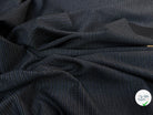 MAILLE MILANO À RAYURES NOIR&BLEU - My Little Coupon