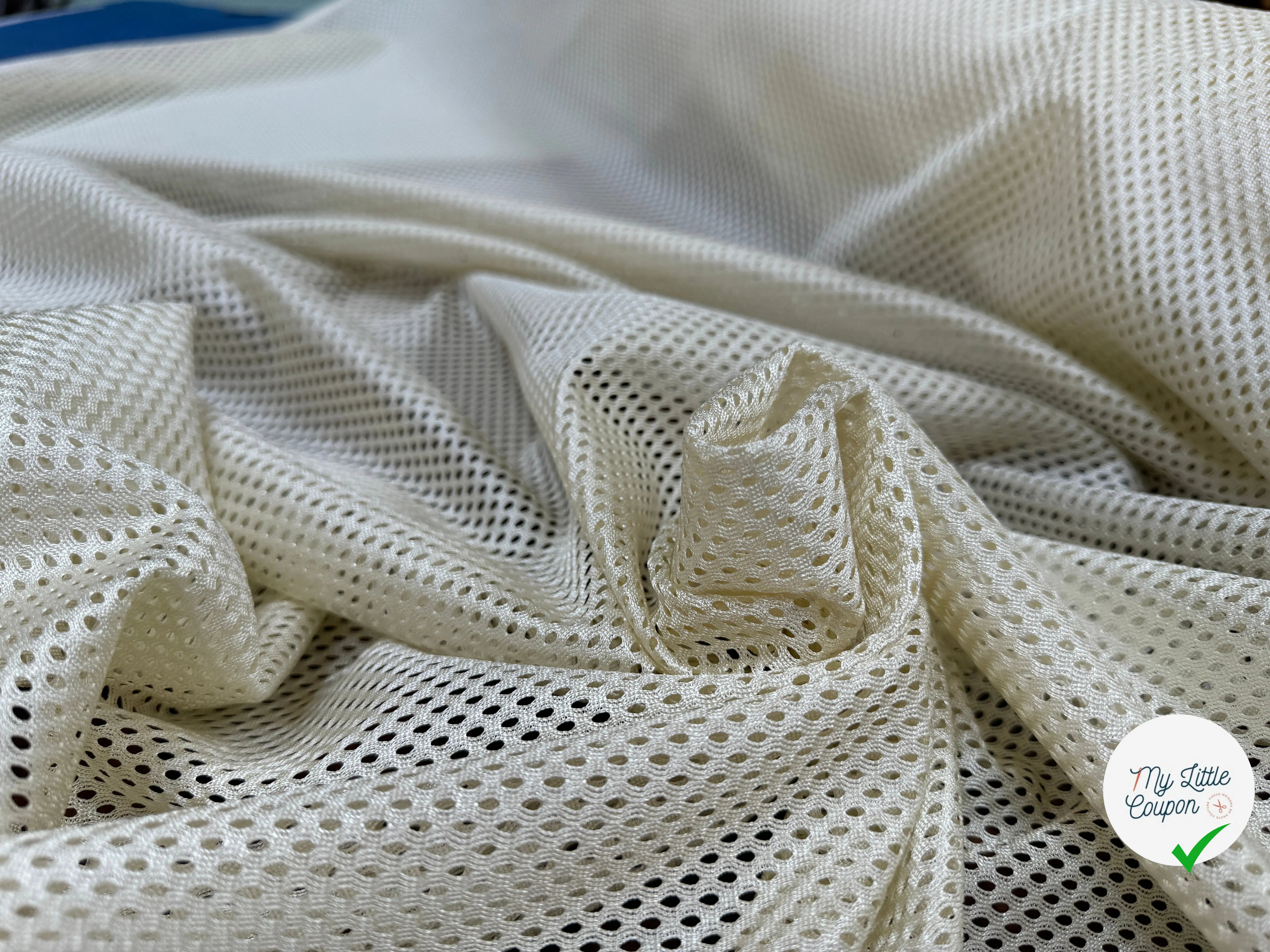 MAILLE PERFORÉE MESH BEIGE - My Little Coupon