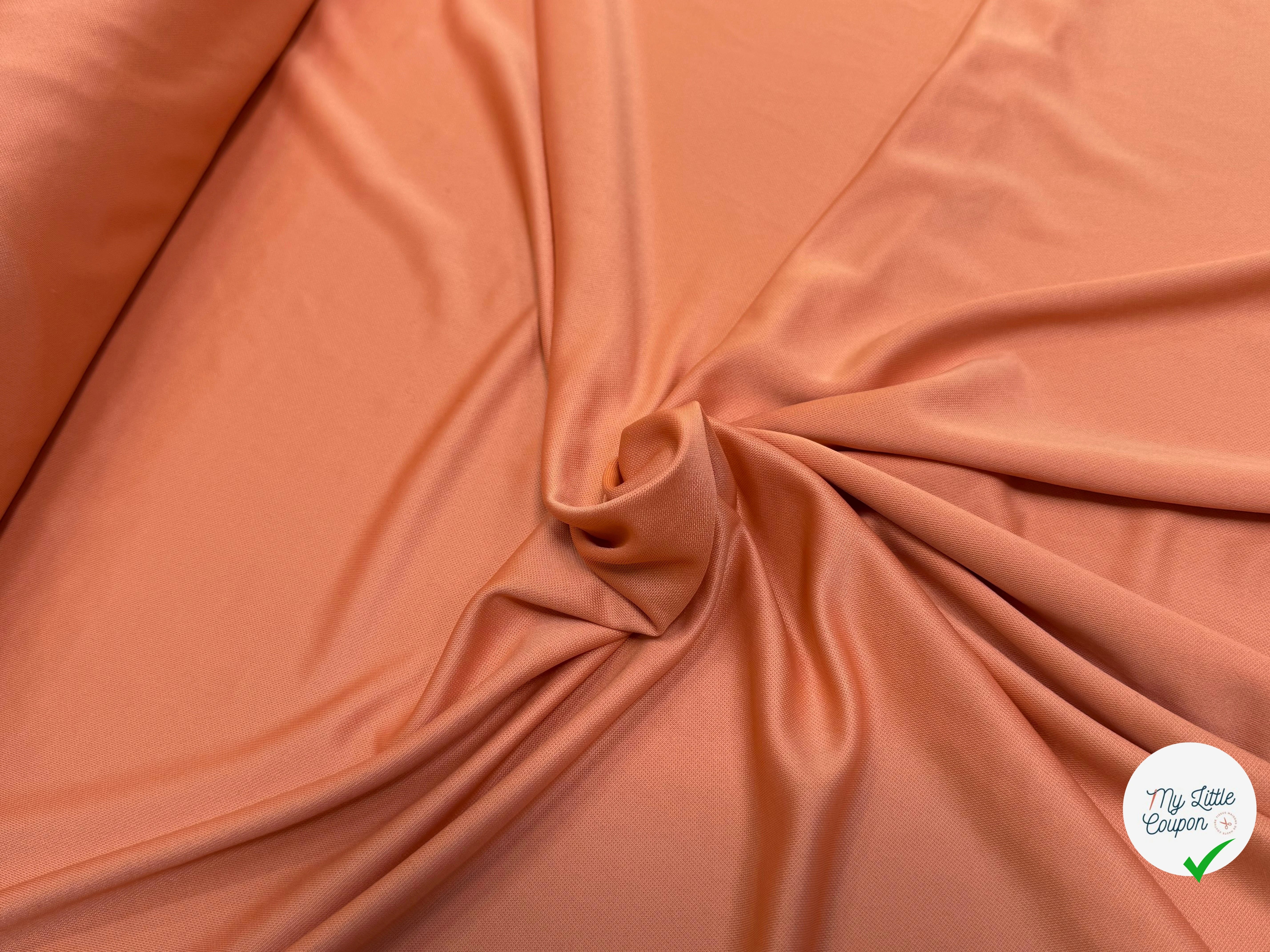 MAILLE POLYAMIDE SATINÉE ORANGE - My Little Coupon