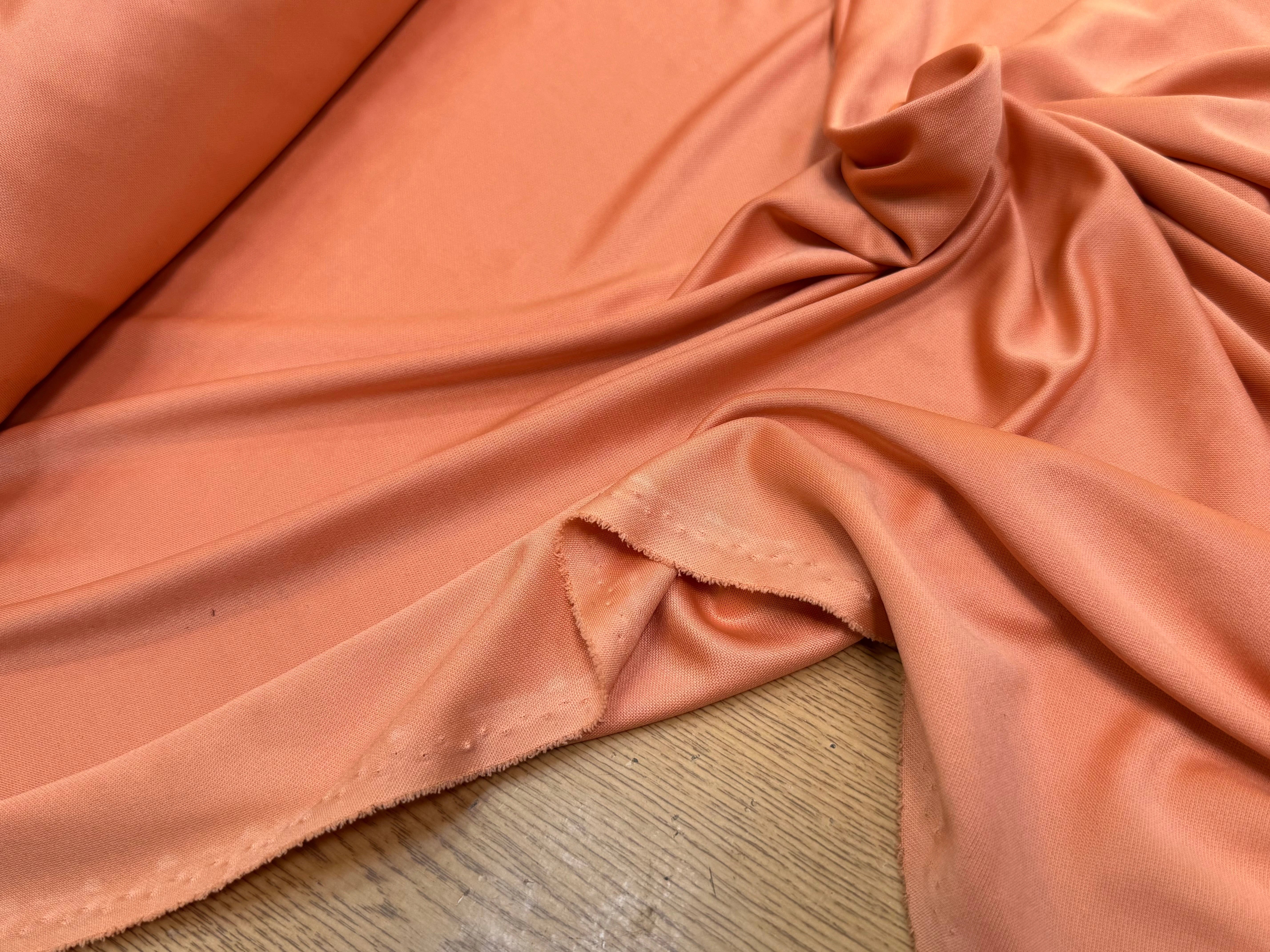 MAILLE POLYAMIDE SATINÉE ORANGE - My Little Coupon