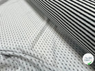 MAILLE POLYCOTON PETIT COEUR ENVERS RAYURES ECRU - My Little Coupon