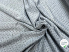 MAILLE POLYCOTON PETIT COEUR ENVERS RAYURES GRIS - My Little Coupon