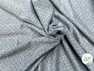 MAILLE POLYCOTON PETIT COEUR ENVERS RAYURES GRIS - My Little Coupon