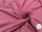 MAILLE POLYCOTON PETIT COEUR ENVERS RAYURES ROUGE - My Little Coupon