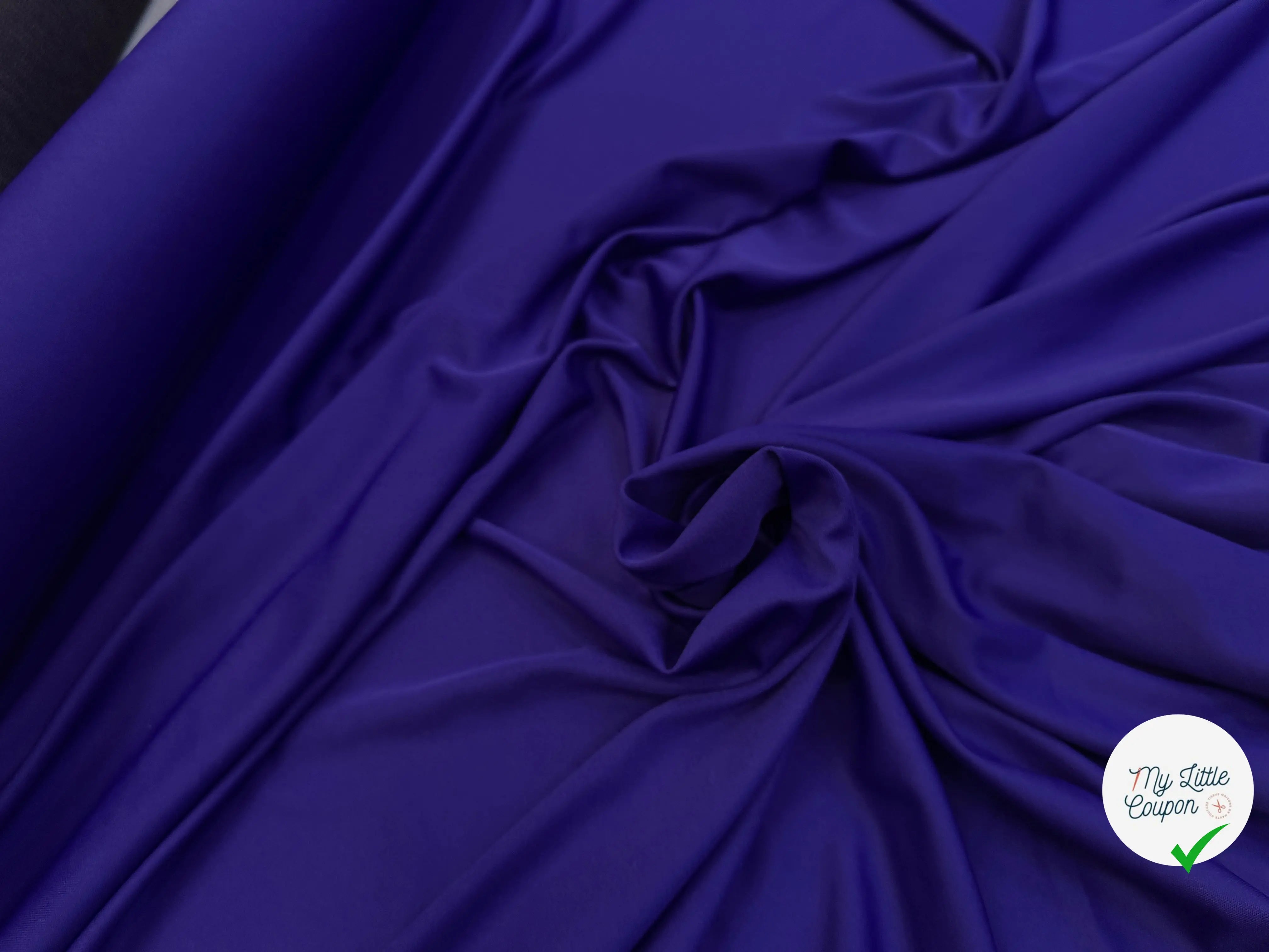 MAILLE POLYESTER DEEP BLUE - My Little Coupon