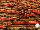 MAILLE POLYESTER DUVEUTEUSE RAYURES ETHNIQUES - My Little Coupon
