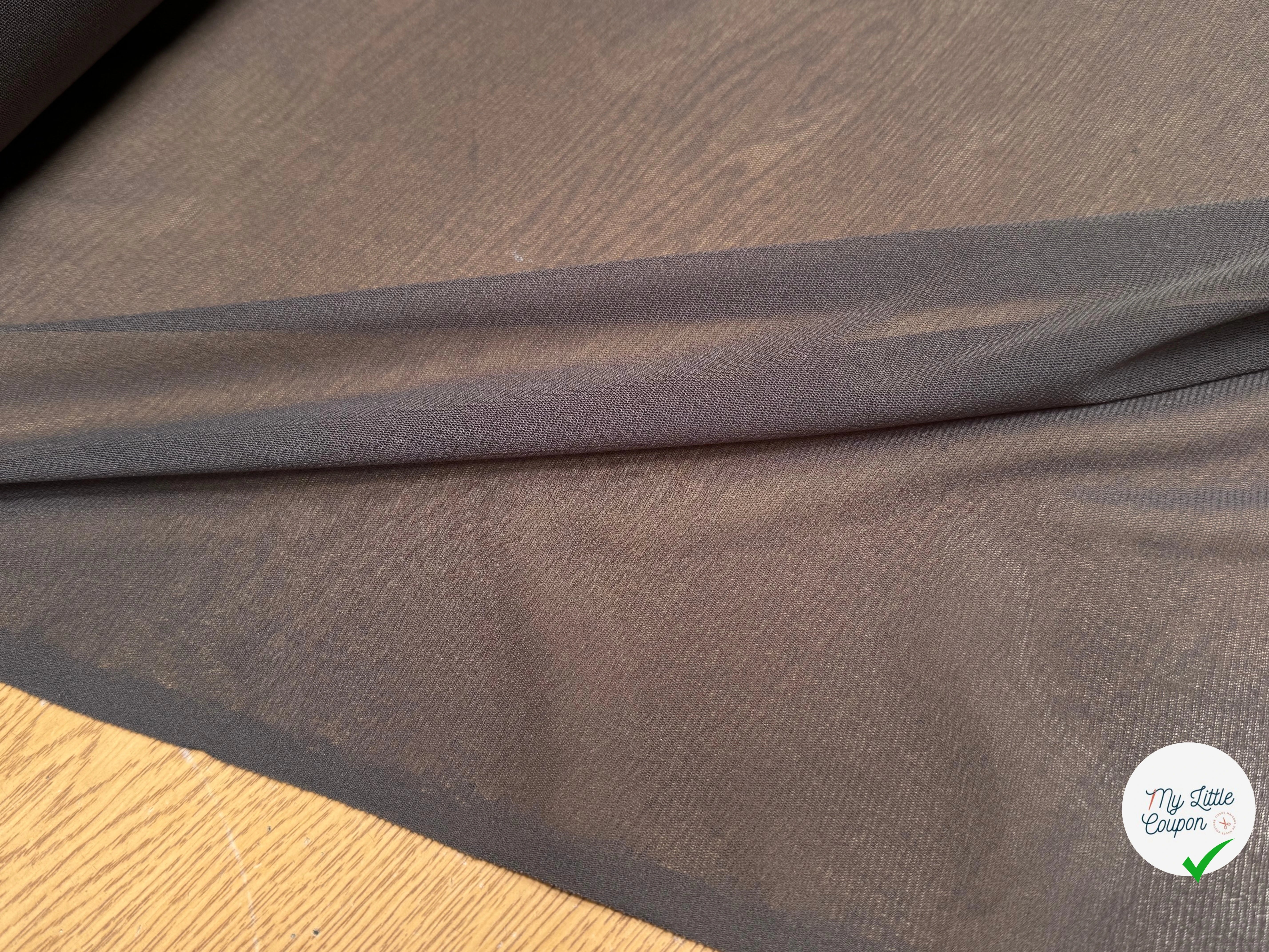 MAILLE RÉSILLE GRIS FONCÉ - My Little Coupon