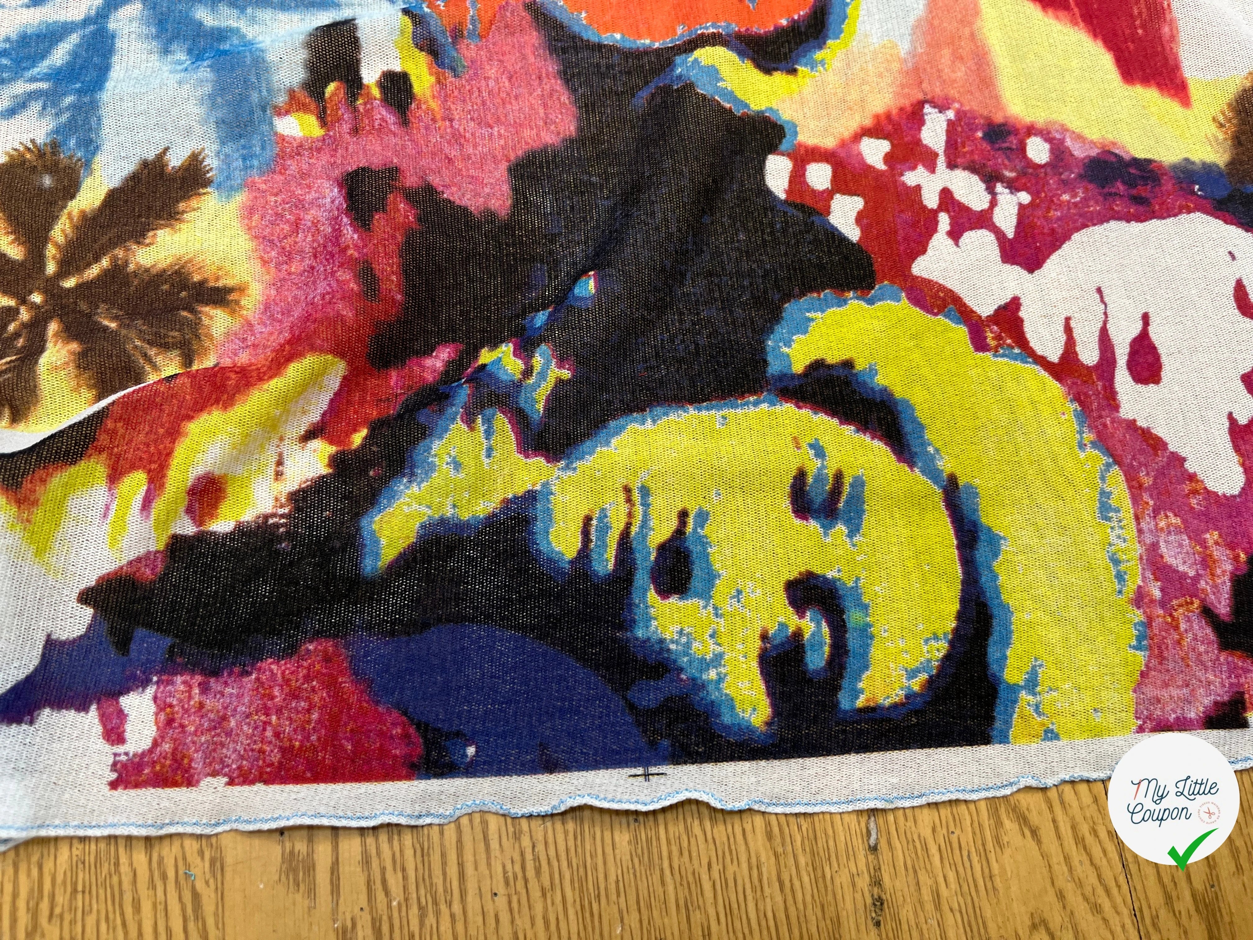 MAILLE RESILLE IMPRIMÉ POP ART - My Little Coupon