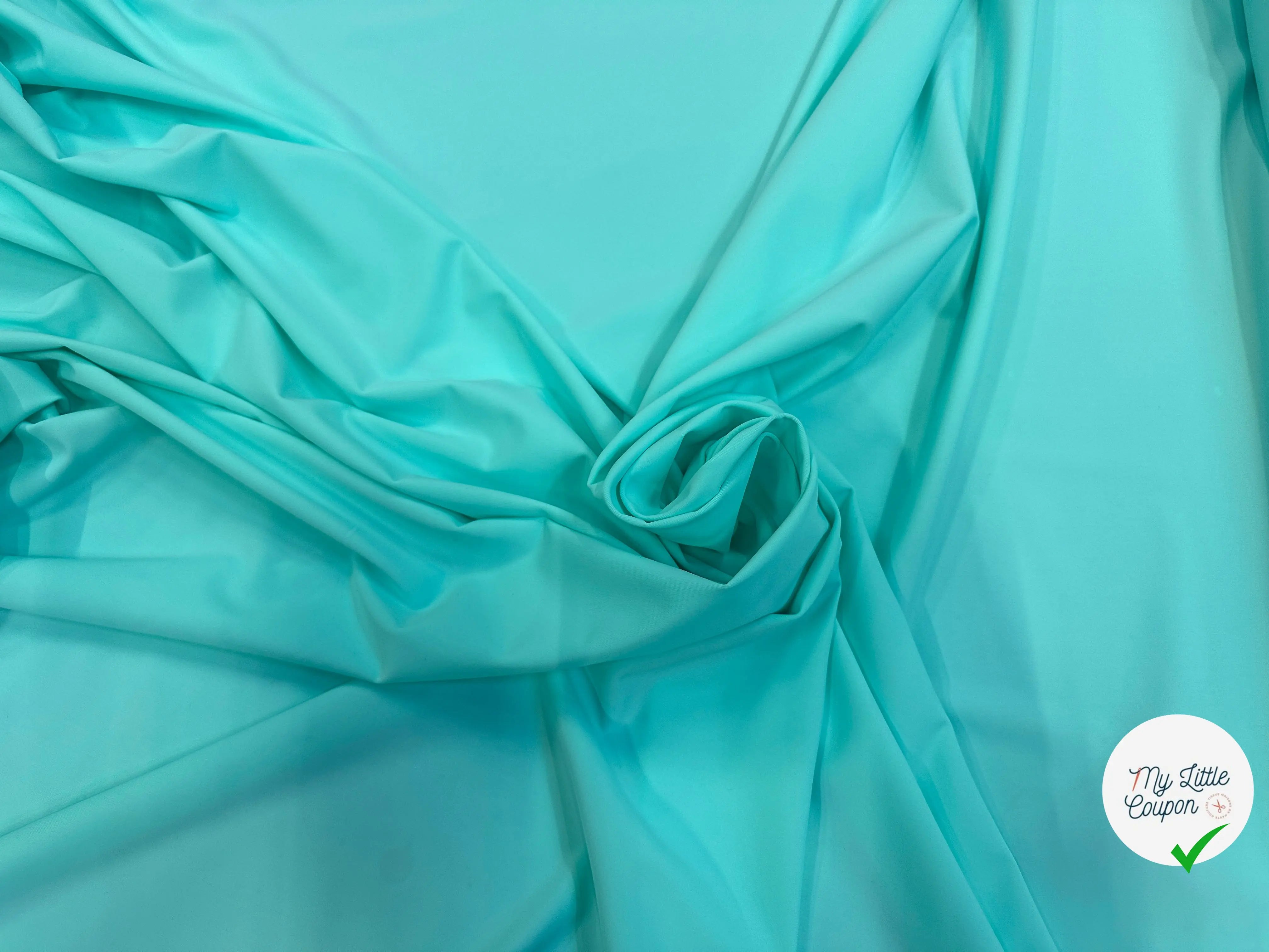MAILLE SECONDE PEAU TURQUOISE STRETCH - My Little Coupon
