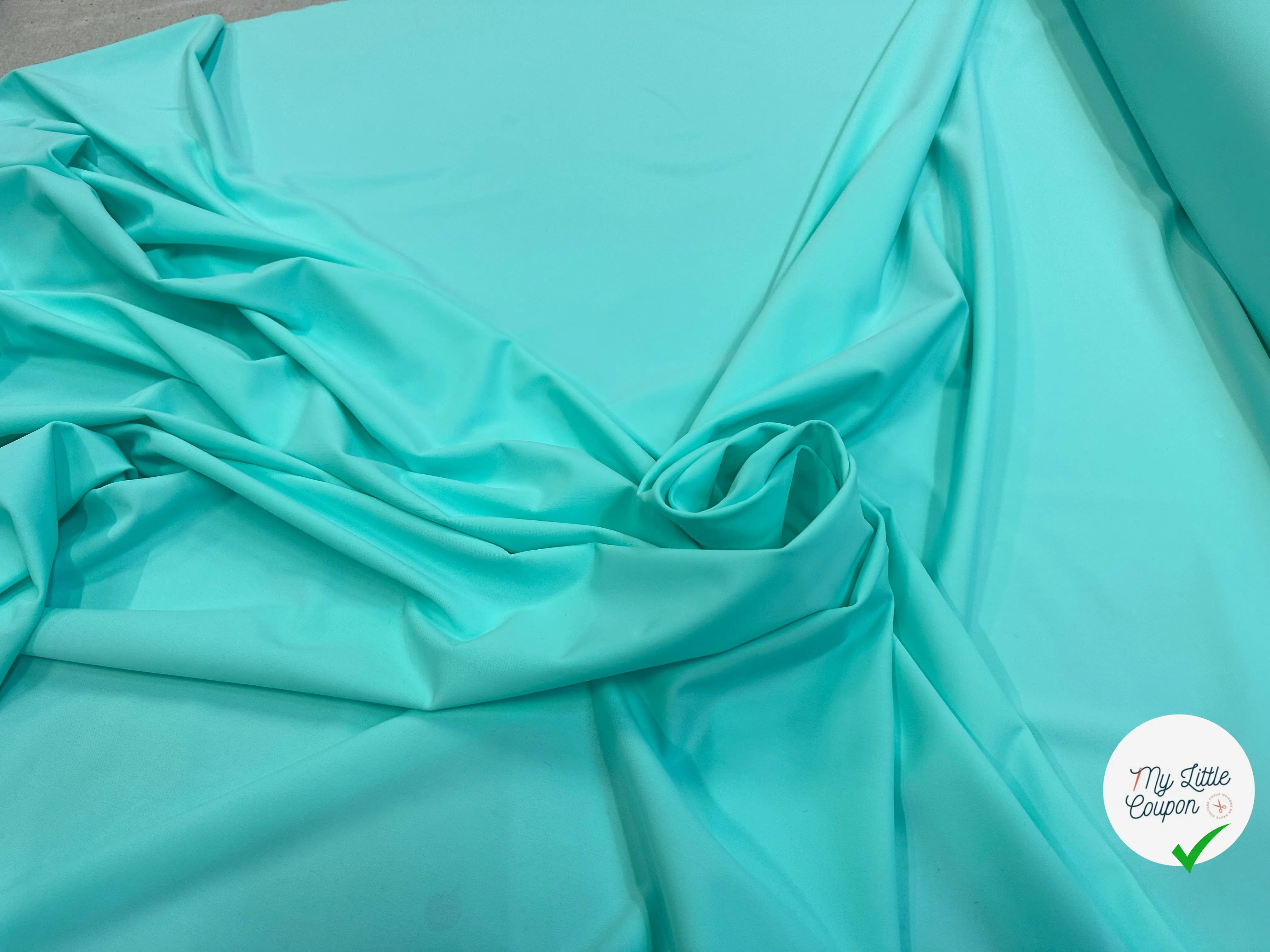 MAILLE SECONDE PEAU TURQUOISE STRETCH - My Little Coupon