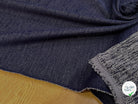 MAILLE STRETCH FLAMÉ BLEU MARINE/ BLANC MADE IN KOREA - My Little Coupon