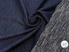 MAILLE STRETCH FLAMÉ BLEU MARINE/ BLANC MADE IN KOREA - My Little Coupon