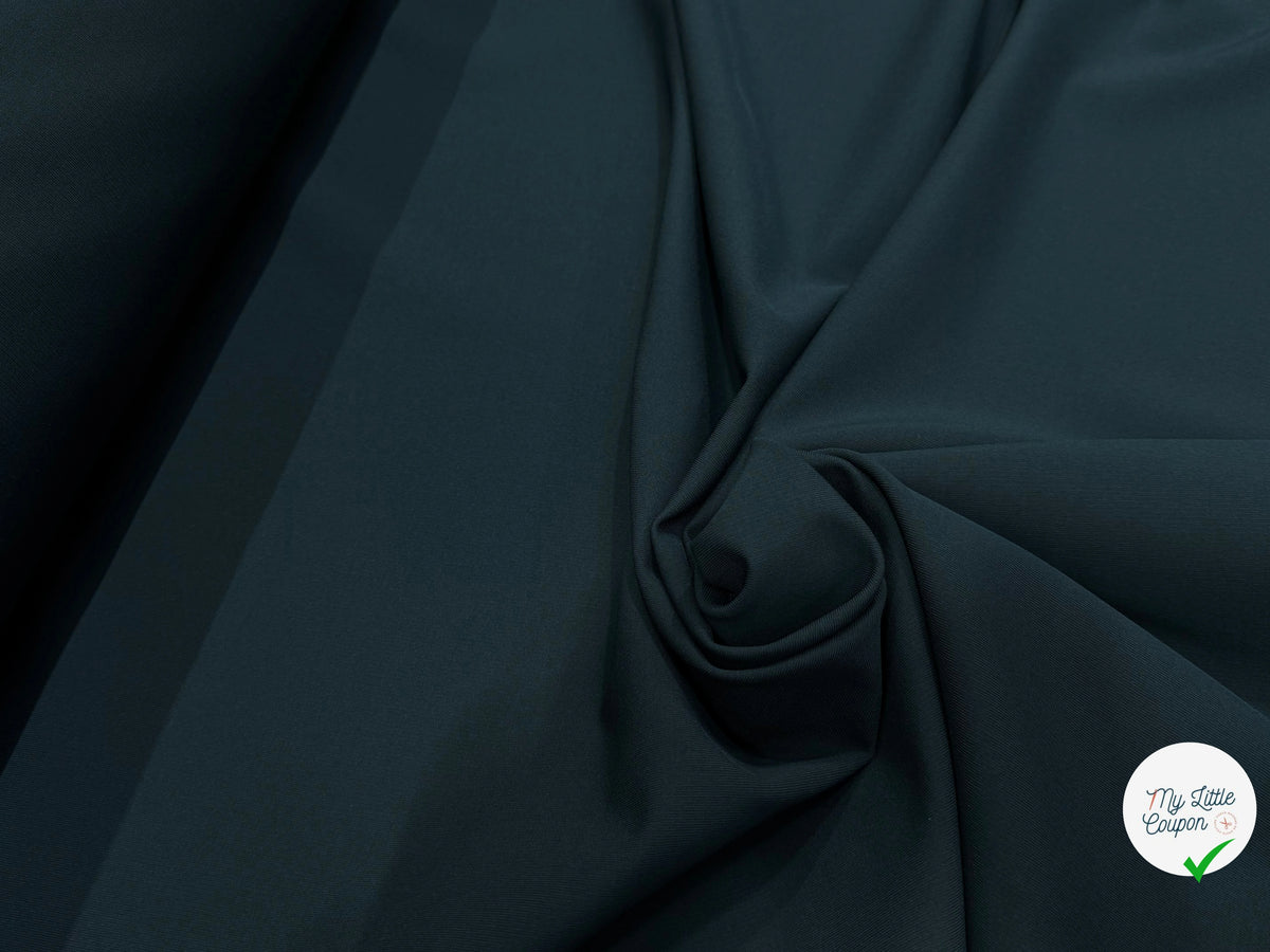 MAILLE VISCOSE SEMI-LOURDE ULTRA STRETCH VERT SAPIN - My Little Coupon