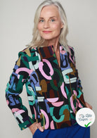 MAILLE VISCOSE STRETCH IMPRIMÉ ALPHABET MULTICOLORE - My Little Coupon